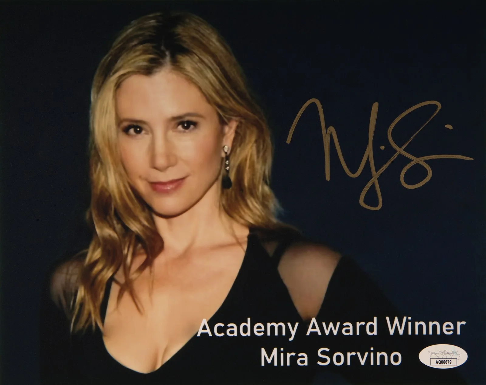Mira Sorvino — Mira Sorvino Signed 8x10 Photo JSA COA from Private Signing, image 2