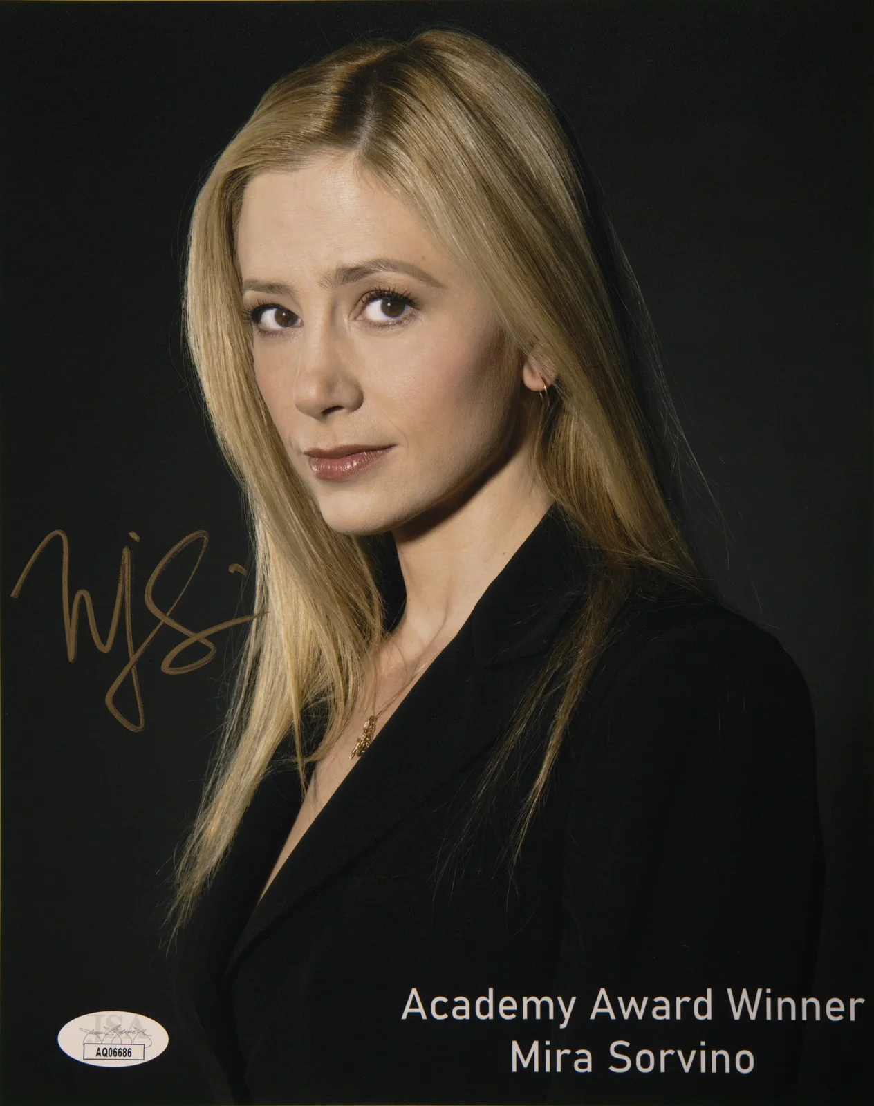 Mira Sorvino — Mira Sorvino Signed 8x10 Photo Academy Award Winner JSA COA from Private Signing, изображение 2