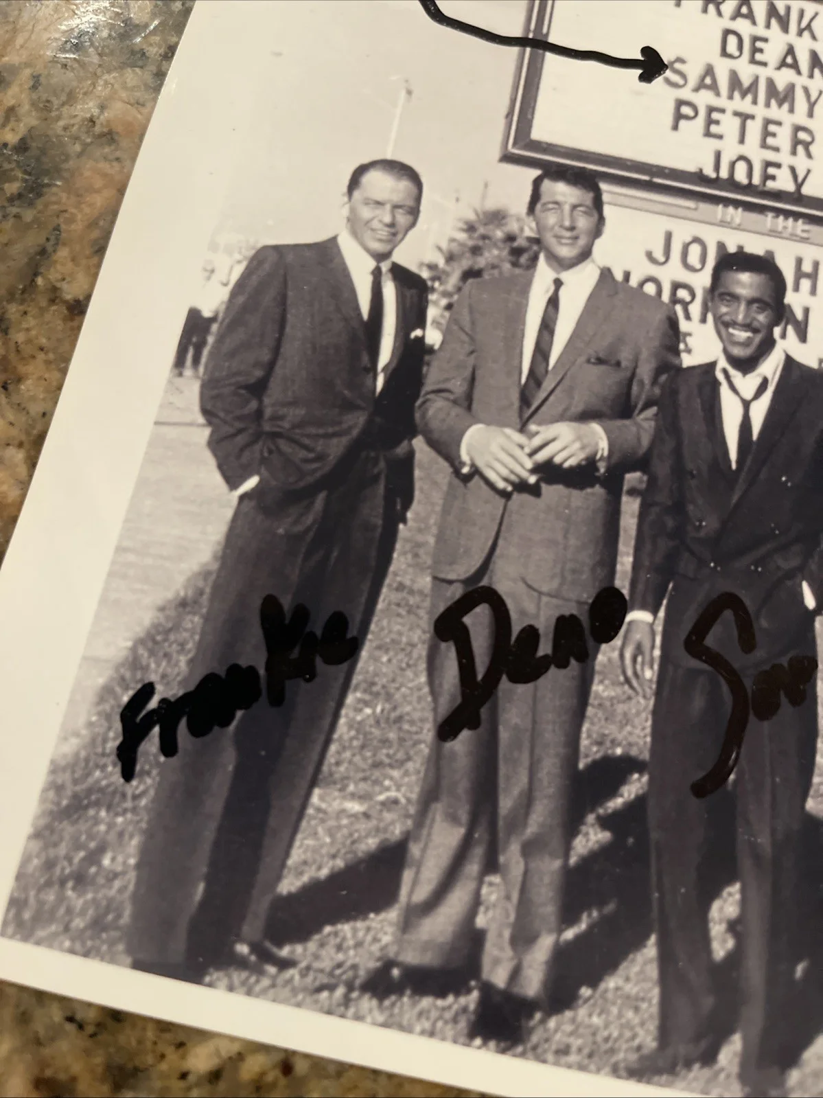 Sammy Davis Jr Vintage Photo Autographed, image 2