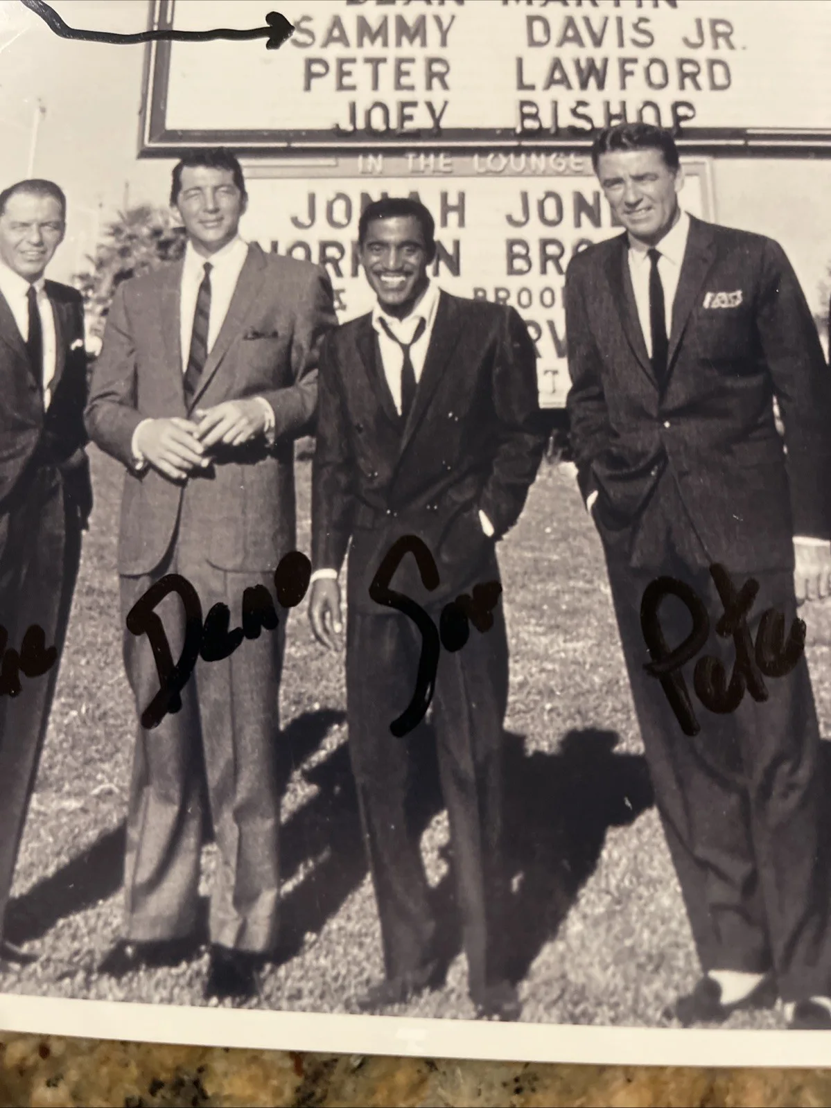 Sammy Davis Jr Vintage Photo Autographed, image 3