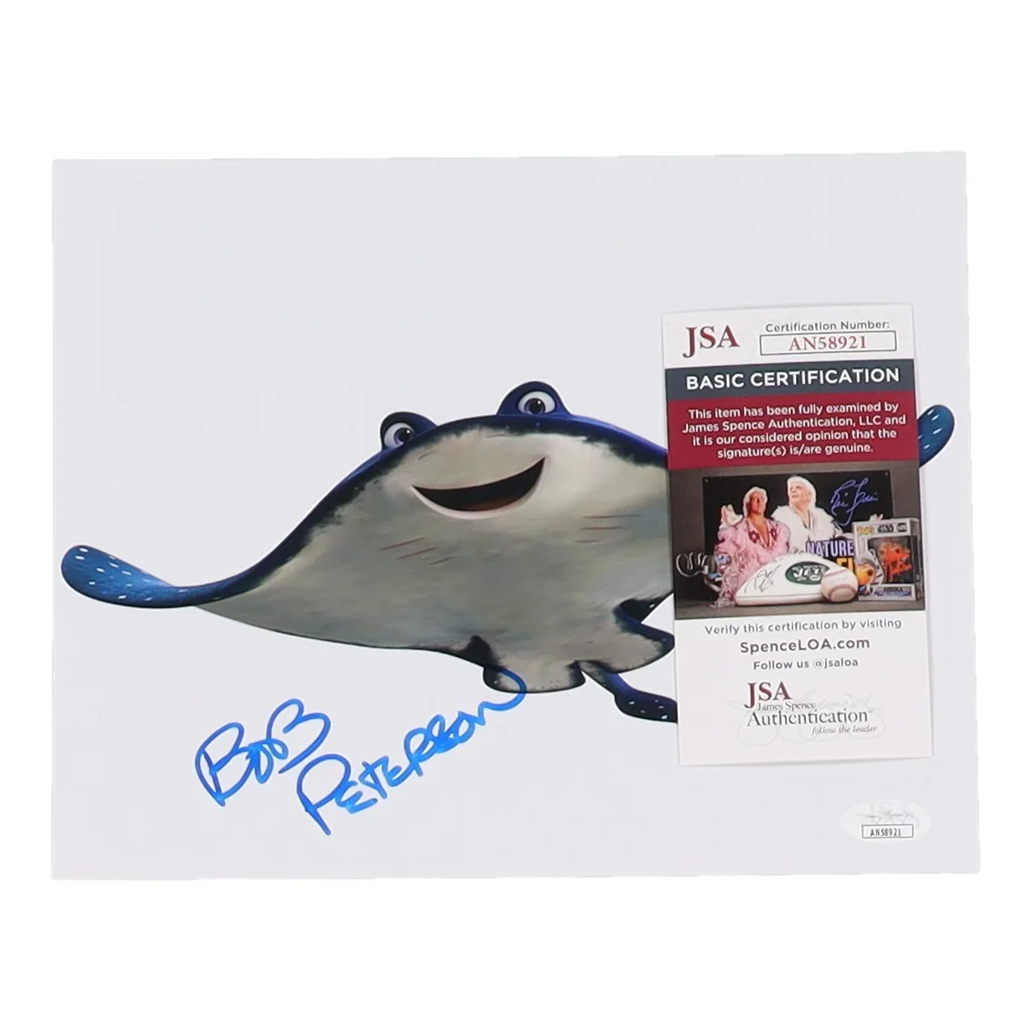 Bob Peterson — Bob Peterson Signed "Finding Nemo" 8x10 Photo (JSA), image 2
