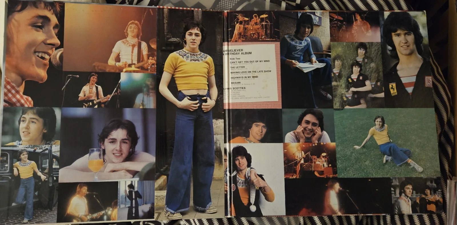 Pat McGlynn ( Bay City Rollers) AUTOGRAPHED 1978 Birthday Album JSA COA, image 4