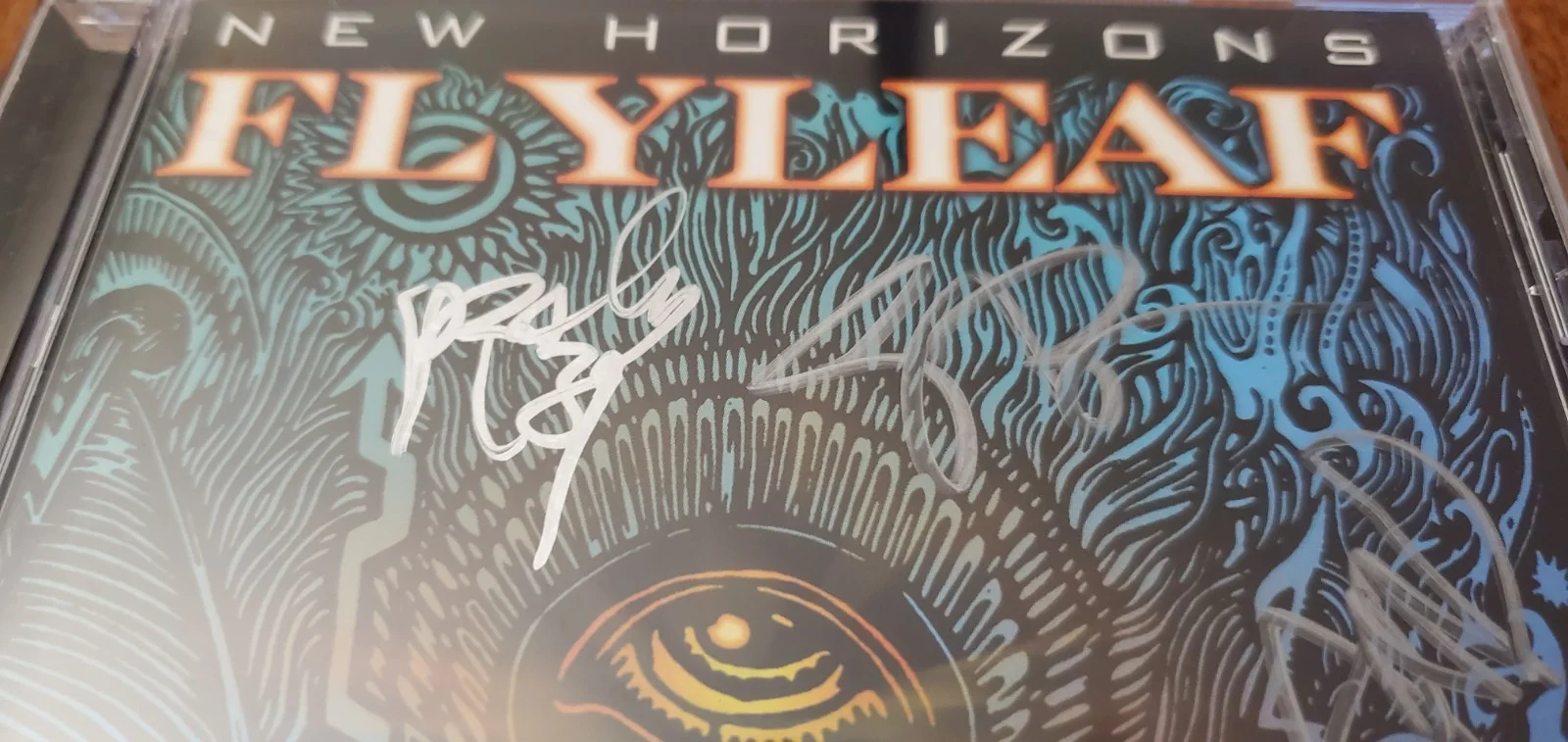 Autographed Flyleaf New Horizons CD Signed by Whole Band Kristen May Vocals, image 3