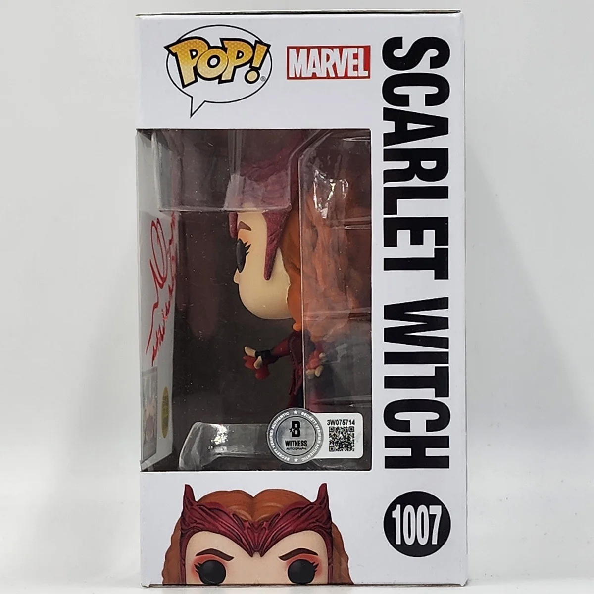 Elizabeth Olsen — Elizabeth Olsen Signed Glow-In-The-Dark Funko (1007) w/ Beckett, изображение 4
