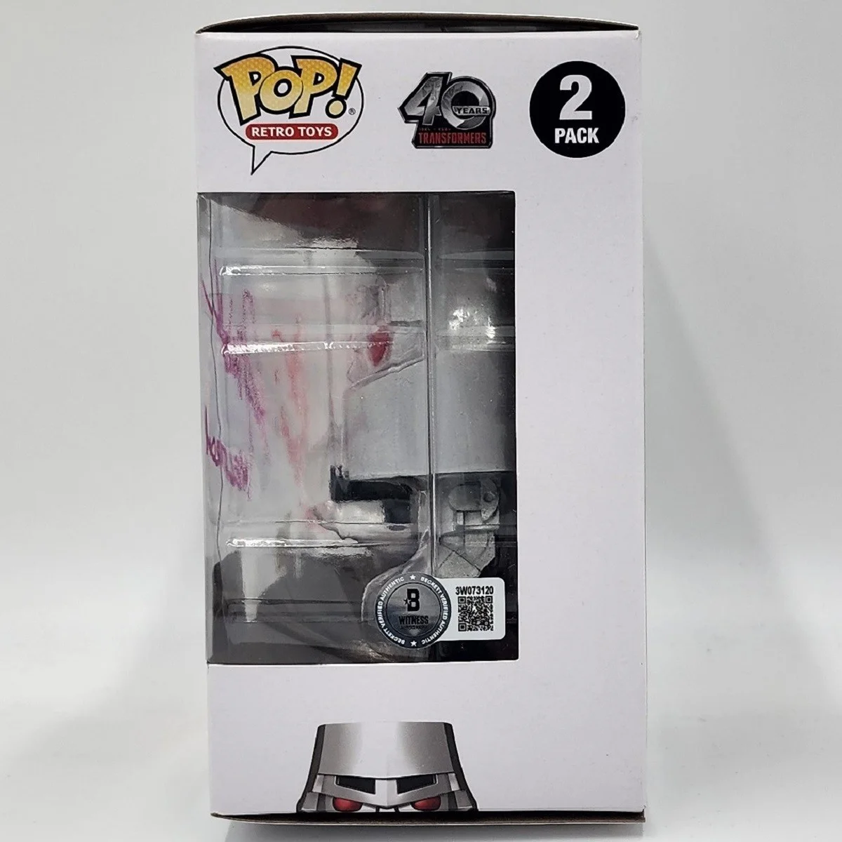 Frank Welker, Peter Cullen — Peter Cullen and Frank Welker Signed Transformers Funko Two-Pack, image 4