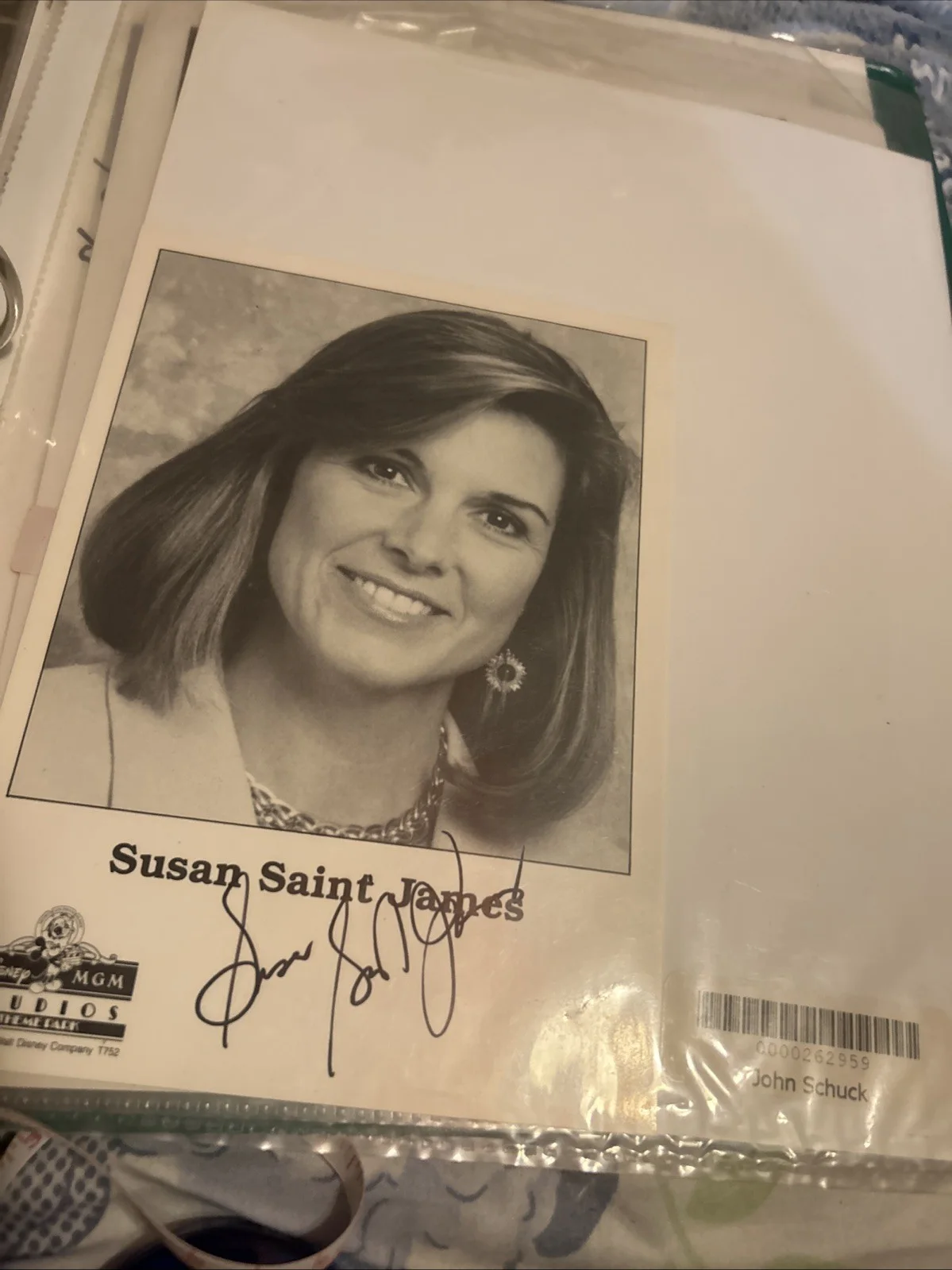 Susan St. James — Susan Saint James 5 X7 Autographed Black-And-White Photo, изображение 4