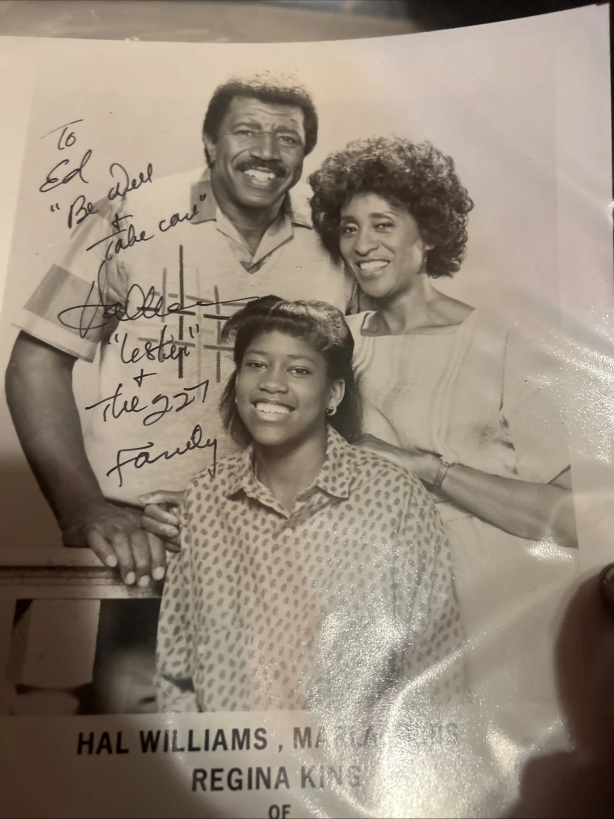 Hal Williams — Hal Williams 8 X 10 Black-And-White Autographed Photo Authentic, image 4