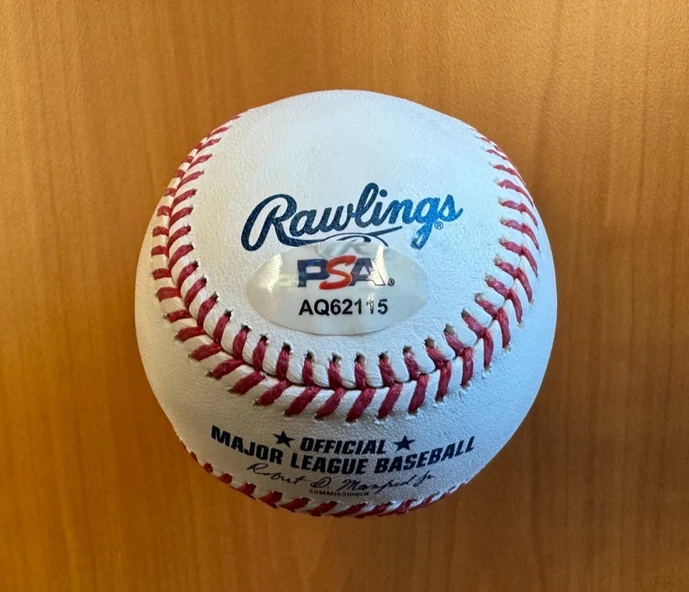 Carlos Santana Signed Autographed ROMLB Baseball Rock and Roll HOF PSA/DNA COA, image 2