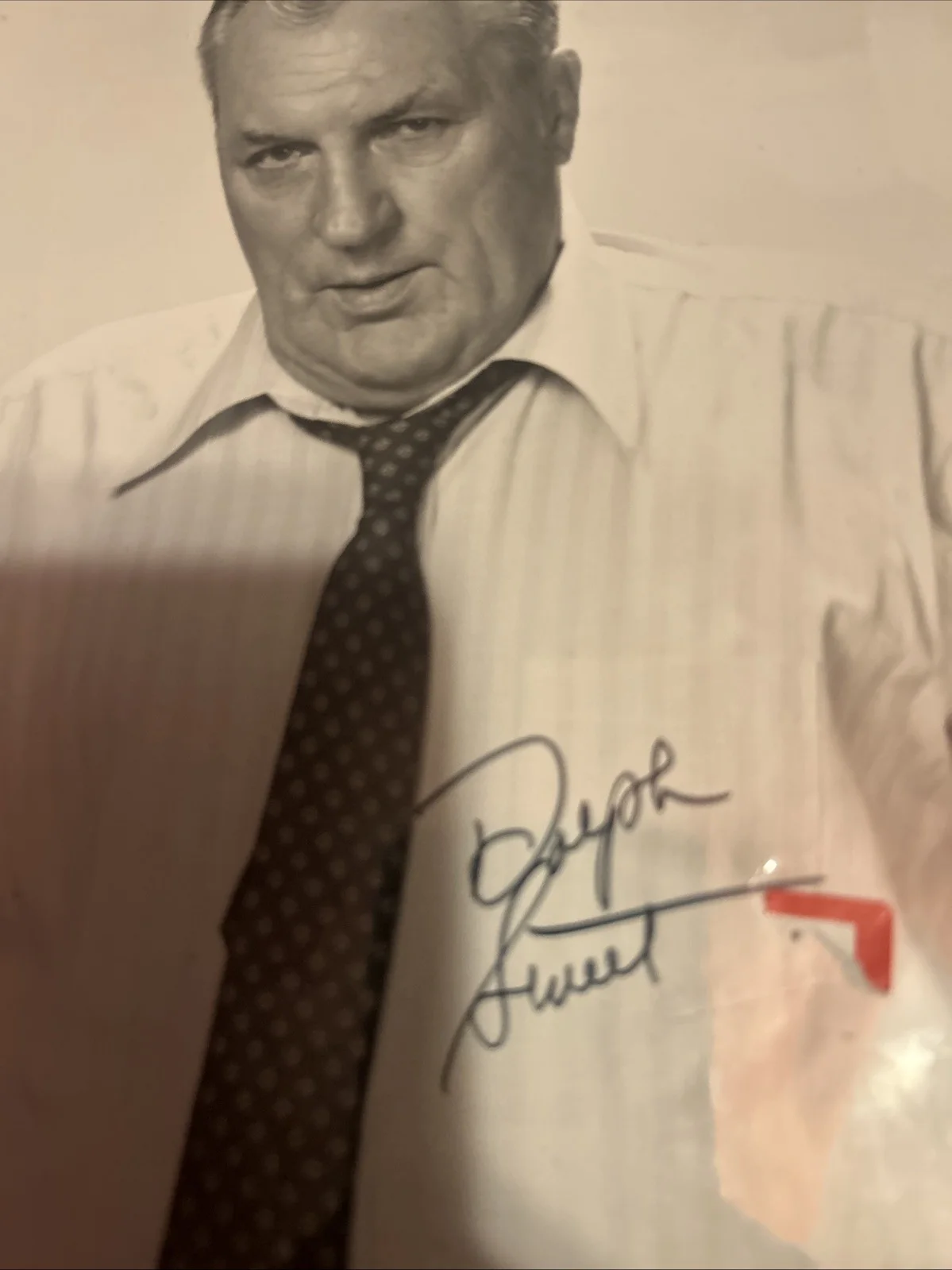 Dolph Sweet — Dolph Sweet Autographed Six X 8 Black-And-White Photo, image 3