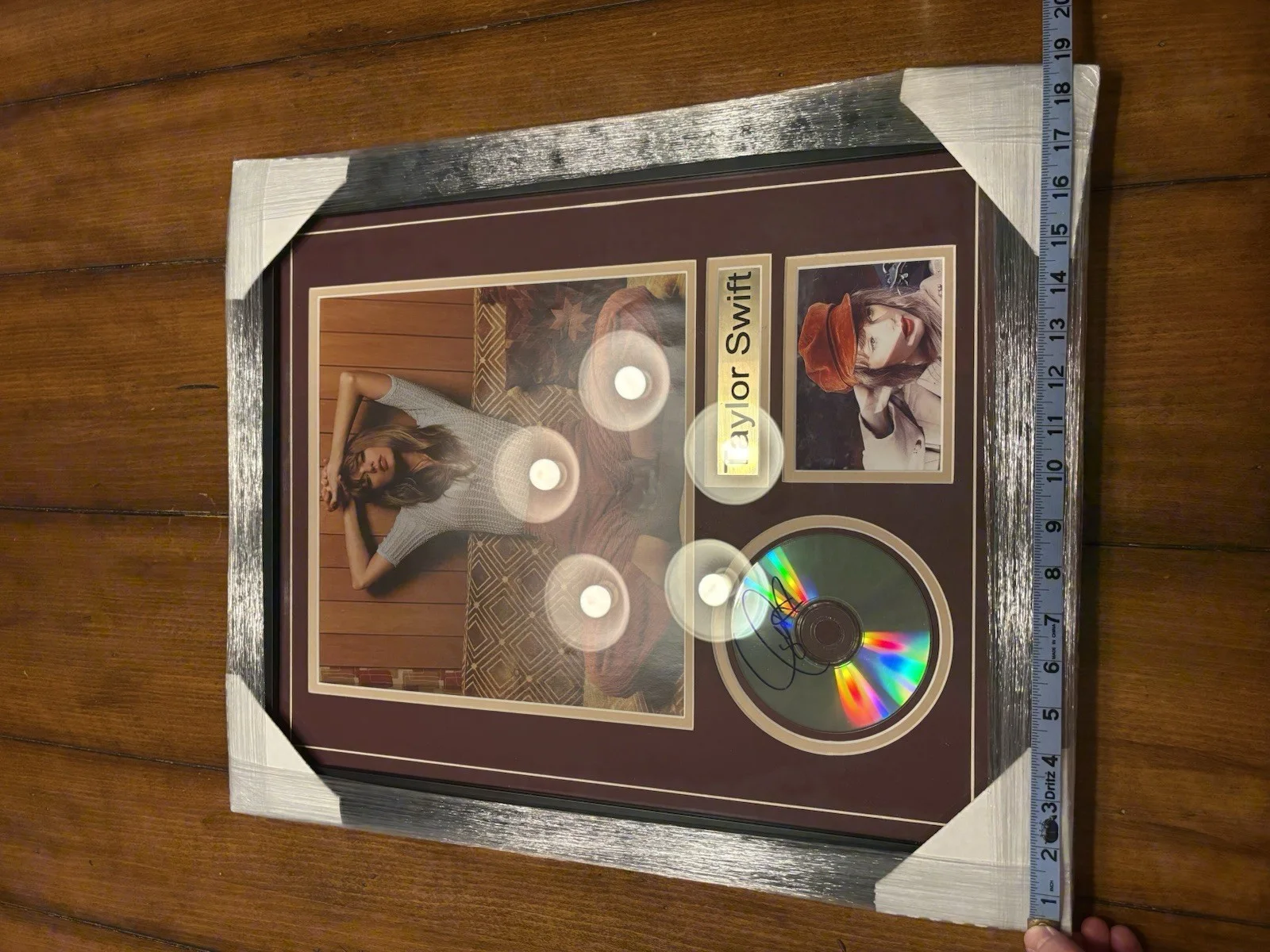 Taylor Swift Signed Autograph CD Framed Display 19x23 Plaque Allstar Certified, image 5