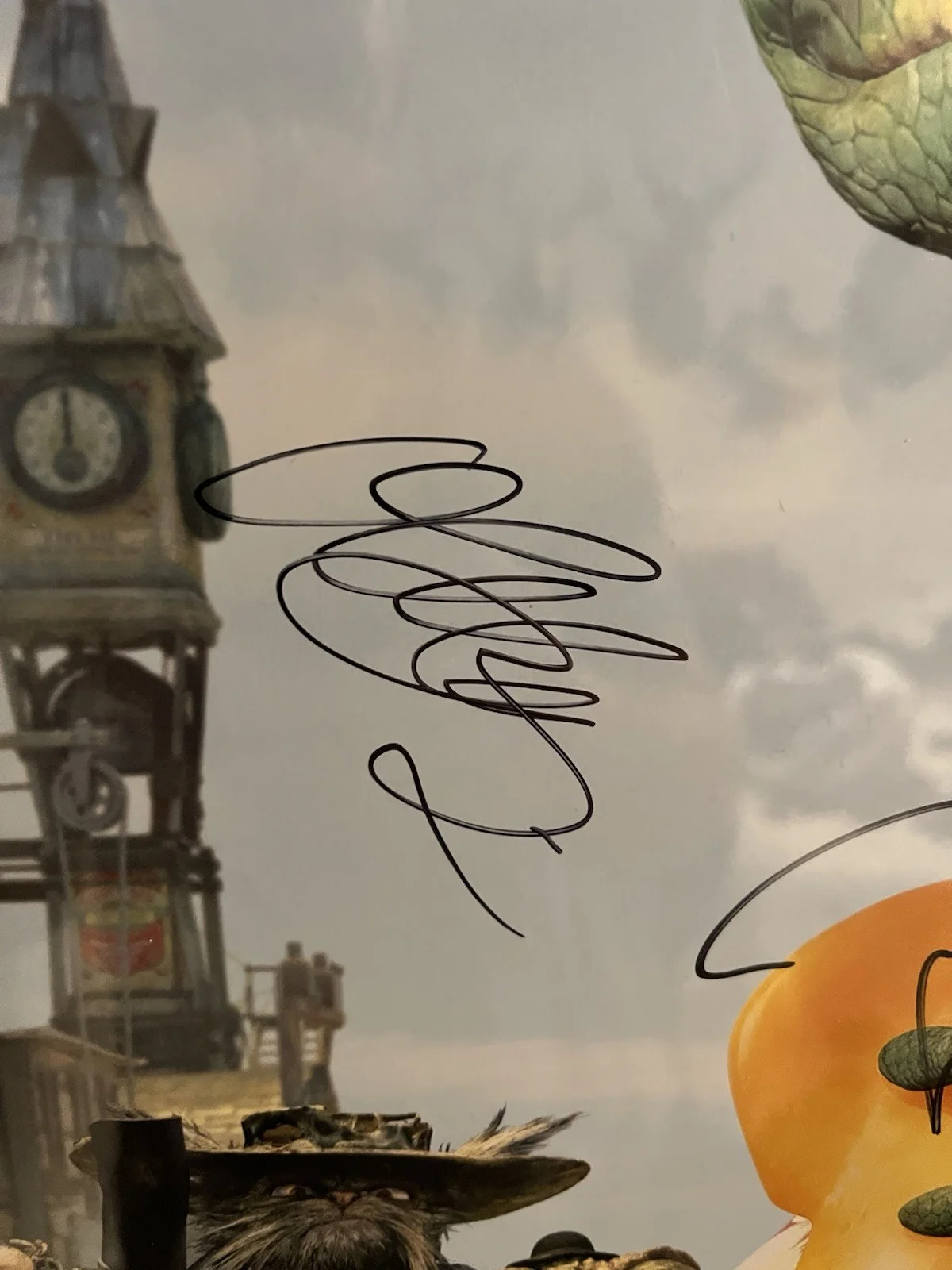 Rango Cast Signed Autographed 27X40 Poster Johnny Depp + More, image 3