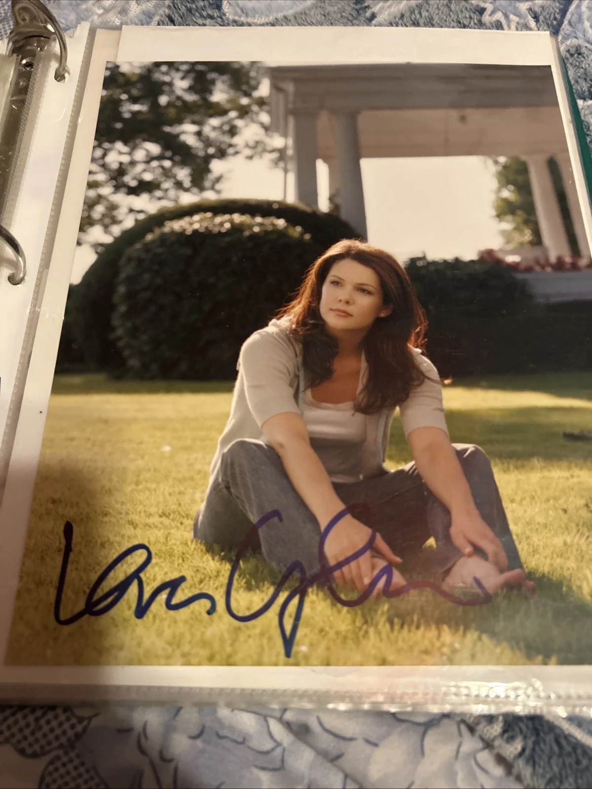 Lauren Graham — Lauren Graham Autographed 8 X 10 Color Photo Gilmore Girls, изображение 2