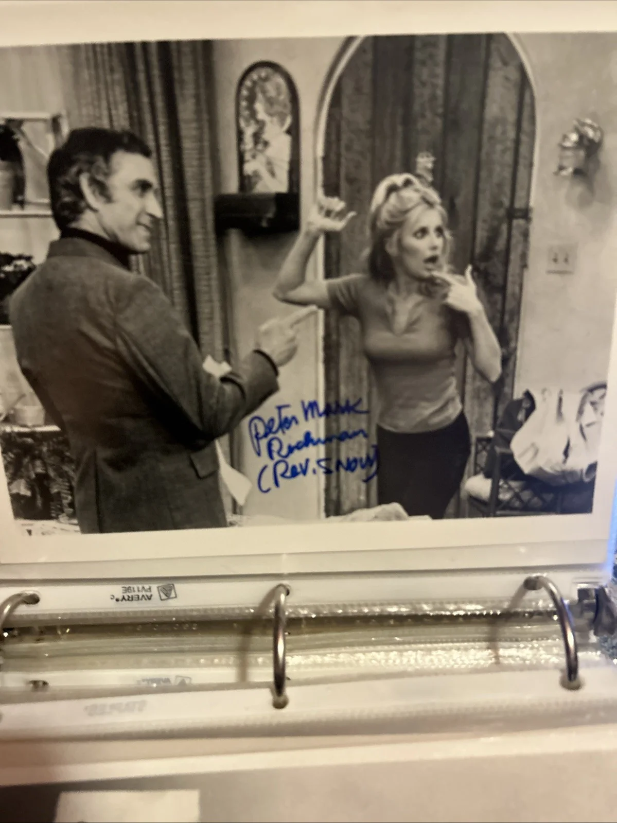 Peter Mark Richman — Peter Mark Richman Threes Company Autographed Photo 8 X 10, image 5