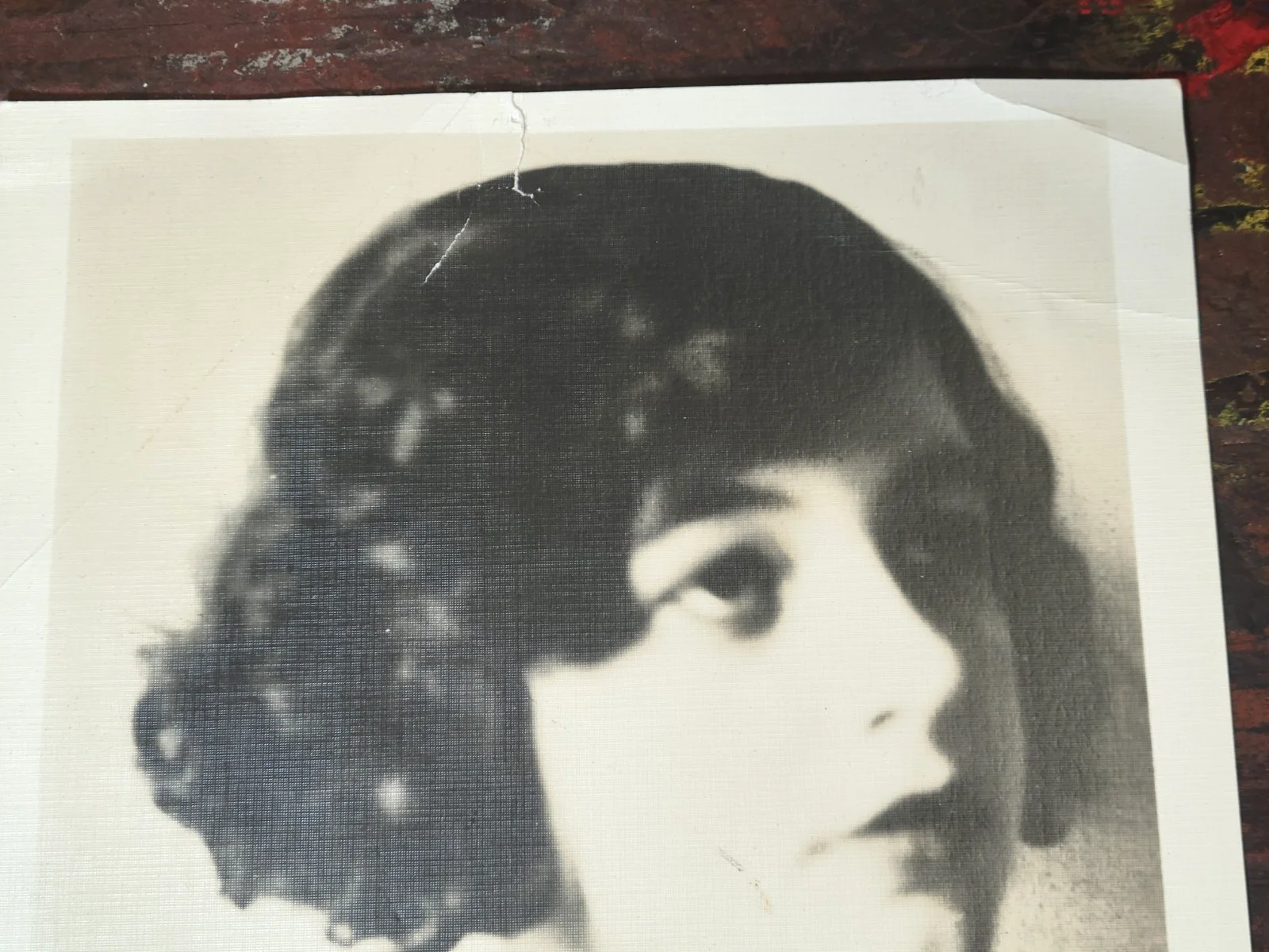 Loretta Young — Signed Loretta (Young) Actress 8x10 Early Photo Vintage 1920s Autograph, creased, изображение 5