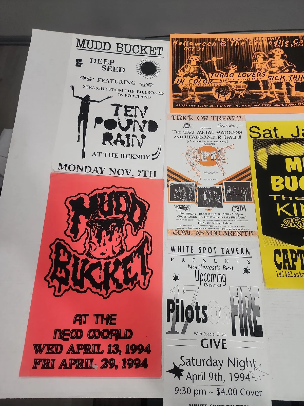 Seattle/Northwest Concert Poster Flyer Lot of 28 Vintage 1980s-90s Public Enemy+, изображение 3