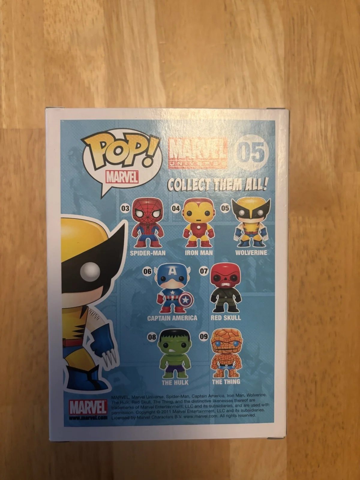 Hugh Jackman Signed Wolverine Funko Pop X-Men Marvel #05 Autograph JSA COA, image 3