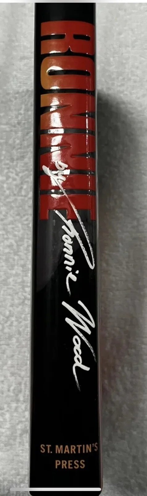 ROLLING STONES RONNIE WOOD SIGNED Autograph AUTOBIOGRAPHY Ronnie BECKETT COA, изображение 4