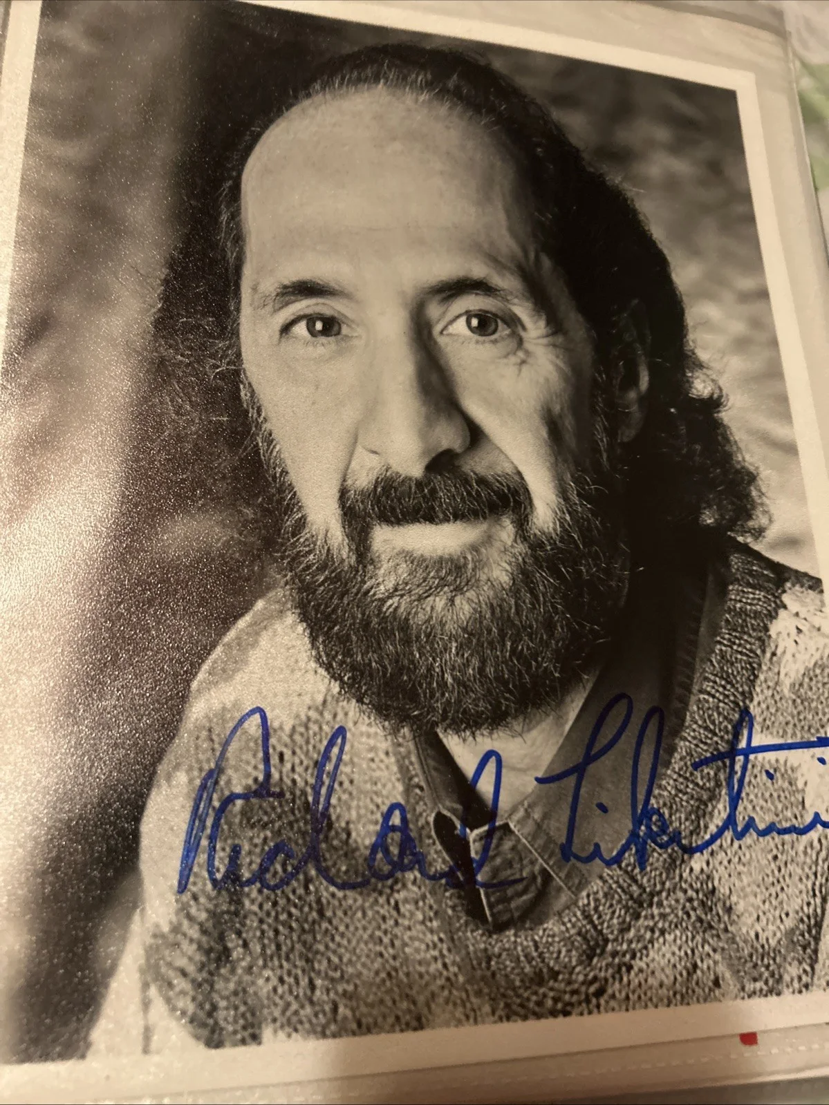 Richard Libertini — Richard Libertini 8 X 10 Black-And-White Color Photo Autographed, изображение 2