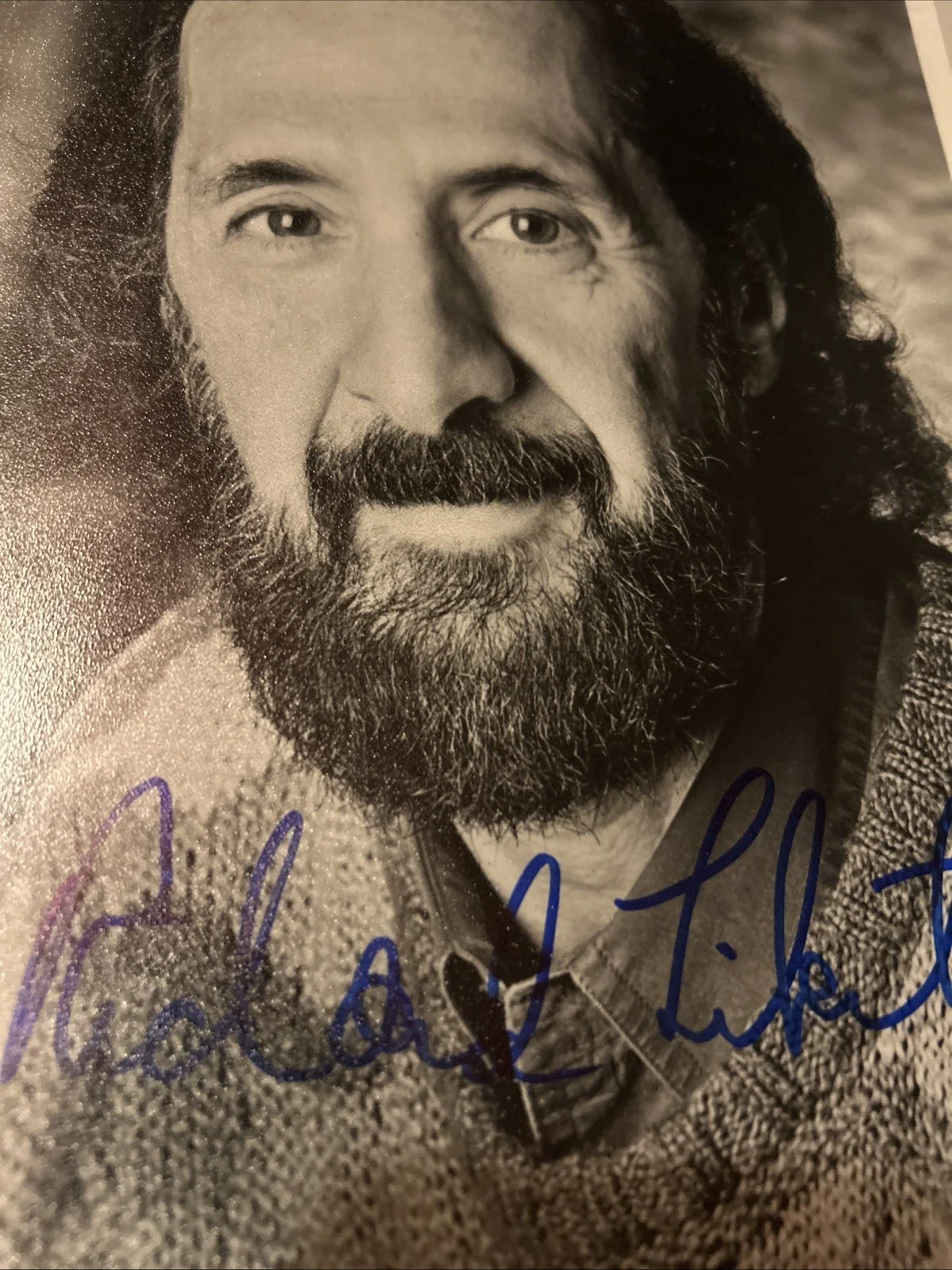 Richard Libertini — Richard Libertini 8 X 10 Black-And-White Color Photo Autographed, изображение 3