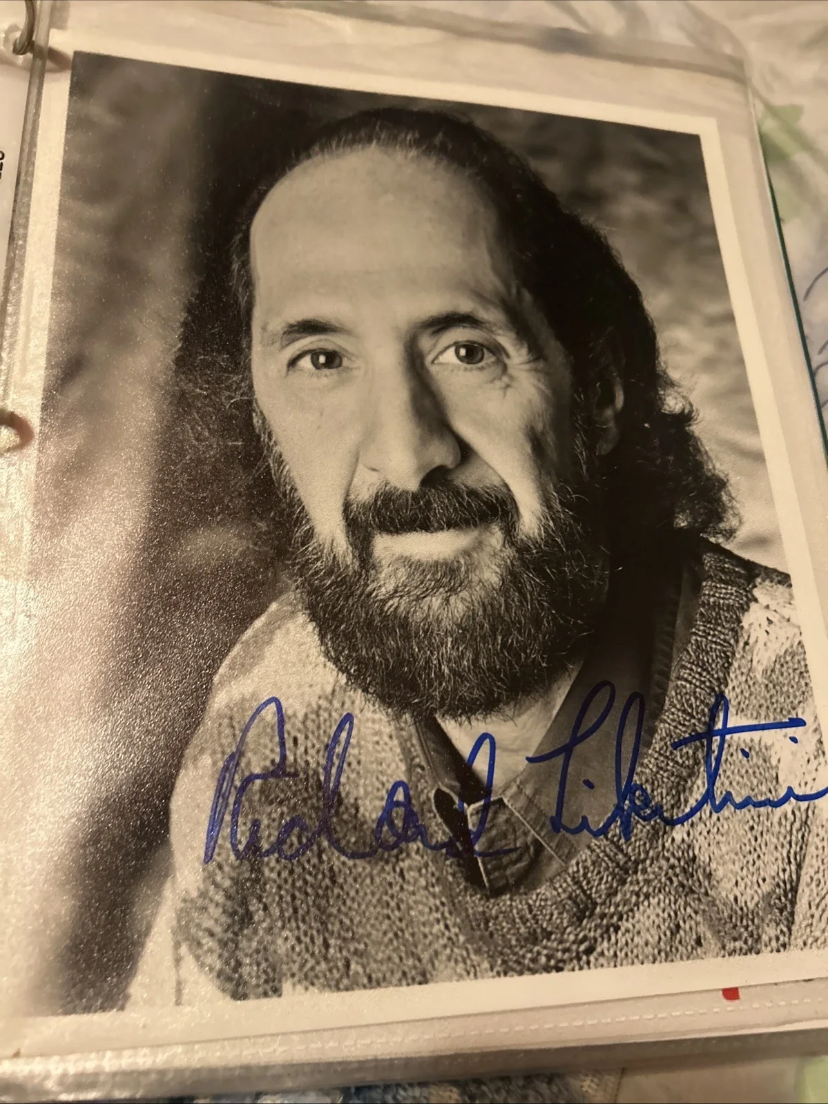 Richard Libertini — Richard Libertini 8 X 10 Black-And-White Color Photo Autographed, изображение 4