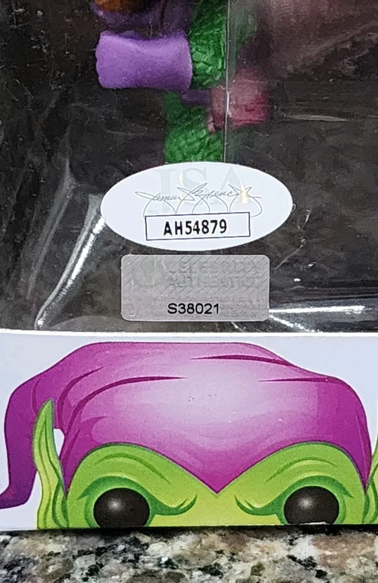 Willem Dafoe — Willem Dafoe Signed Marvel Green Goblin Funko Auto JSA &Celebrity Authentics COA, image 4