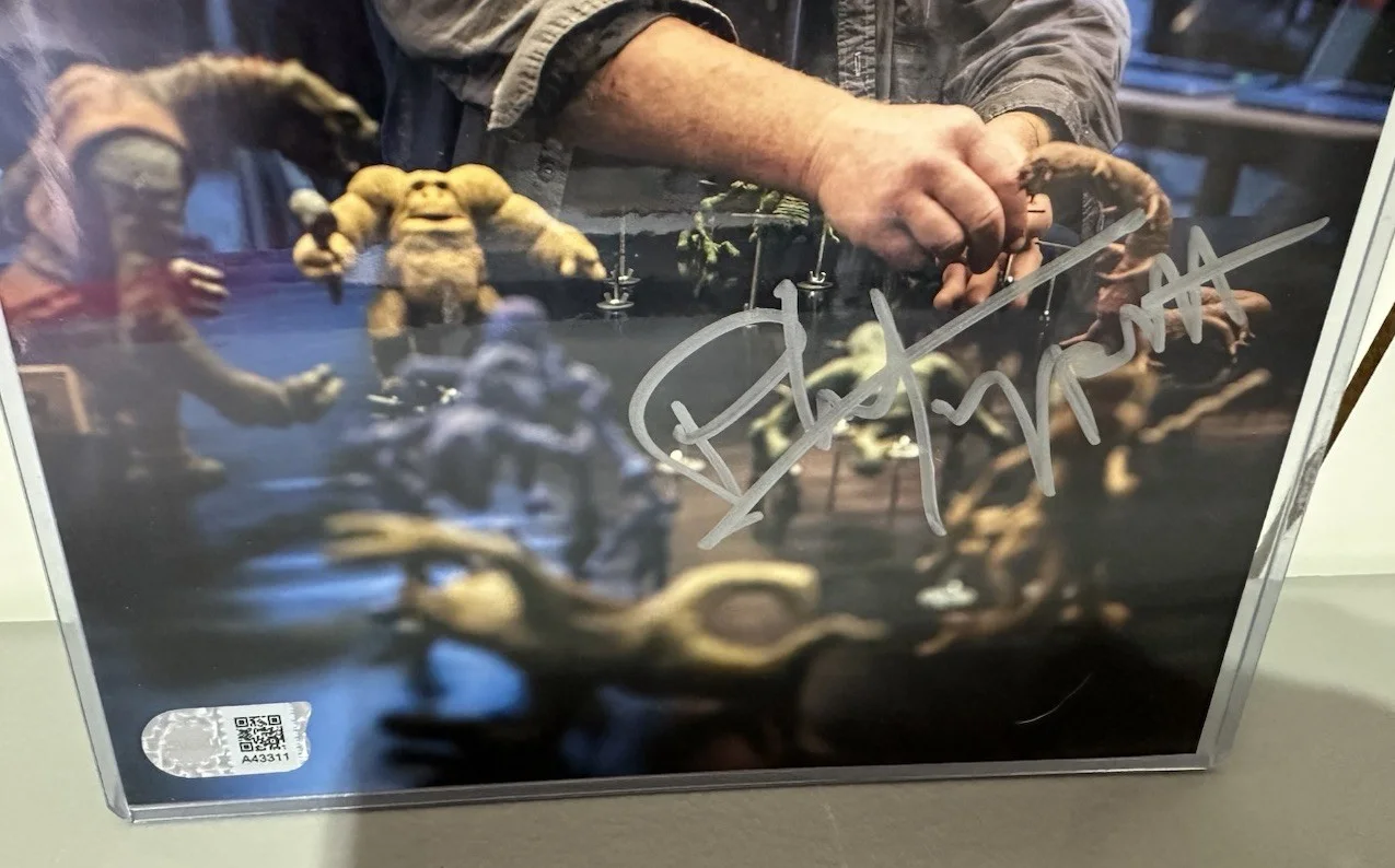 Phil Tippett — SWAU Phil Tippett Signed 8x10 Photo Star Wars Trilogy Animation Model Maker Auto, image 3