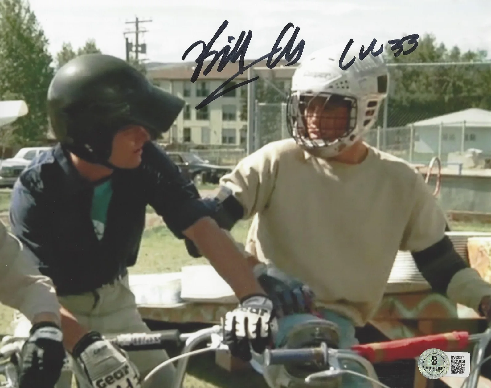 BILL ALLEN SIGNED 'RAD' CRU JONES #33 8x10 MOVIE PHOTO BAS 5 BECKETT COA PROOF, изображение 2