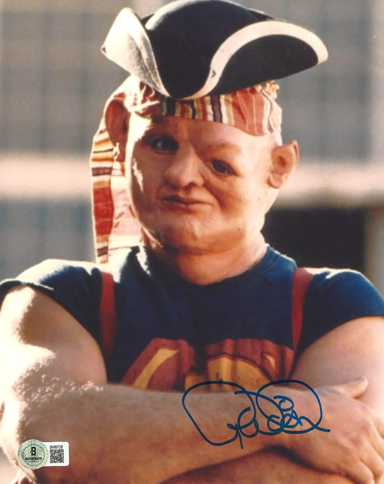 RANDELL WIDNER SIGNED 'THE GOONIES' STUNT SLOTH 8x10 MOVIE PHOTO A BECKETT COA, изображение 2