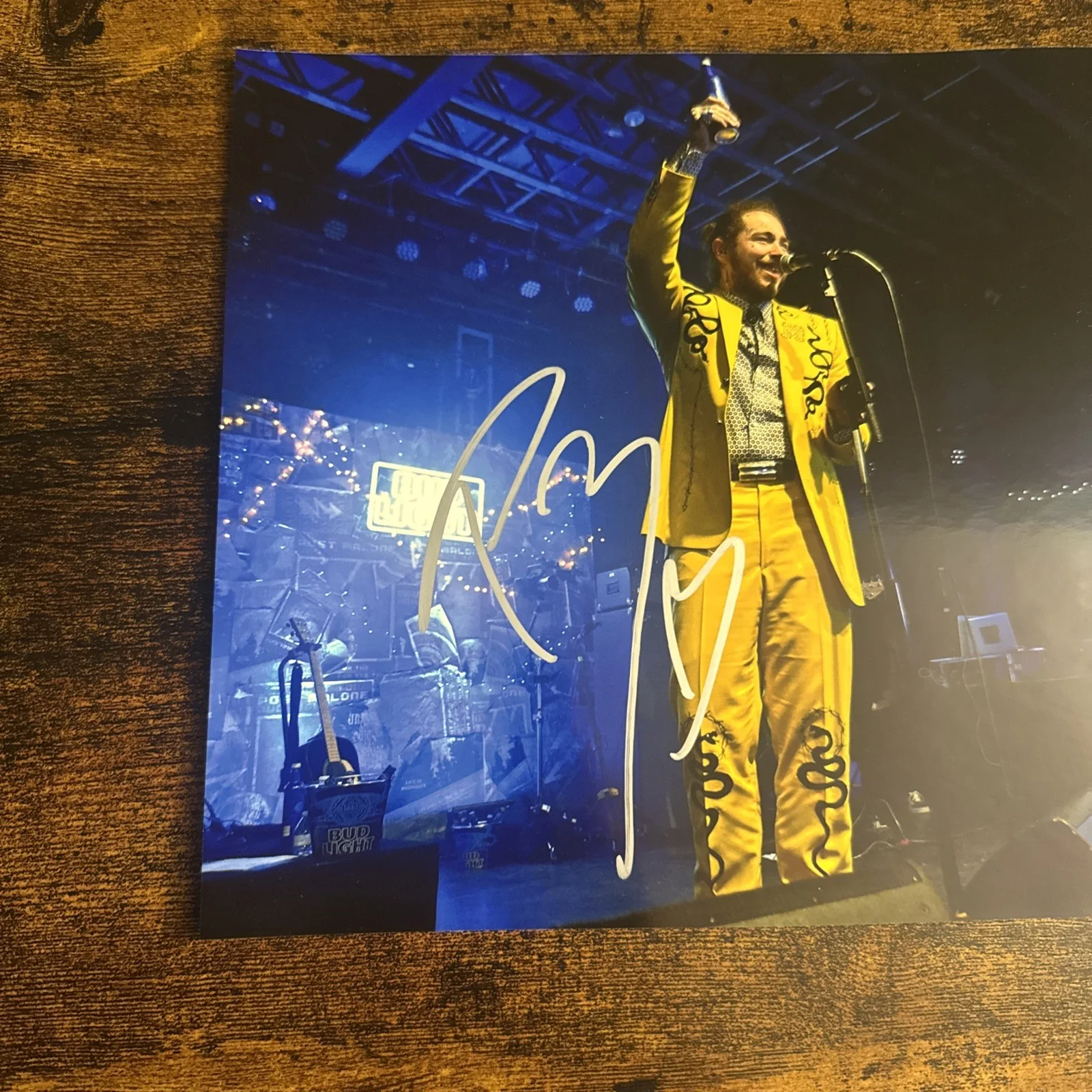 Post Malone Signed Auto 8x10 PHOTO Beckett BAS COA, изображение 2