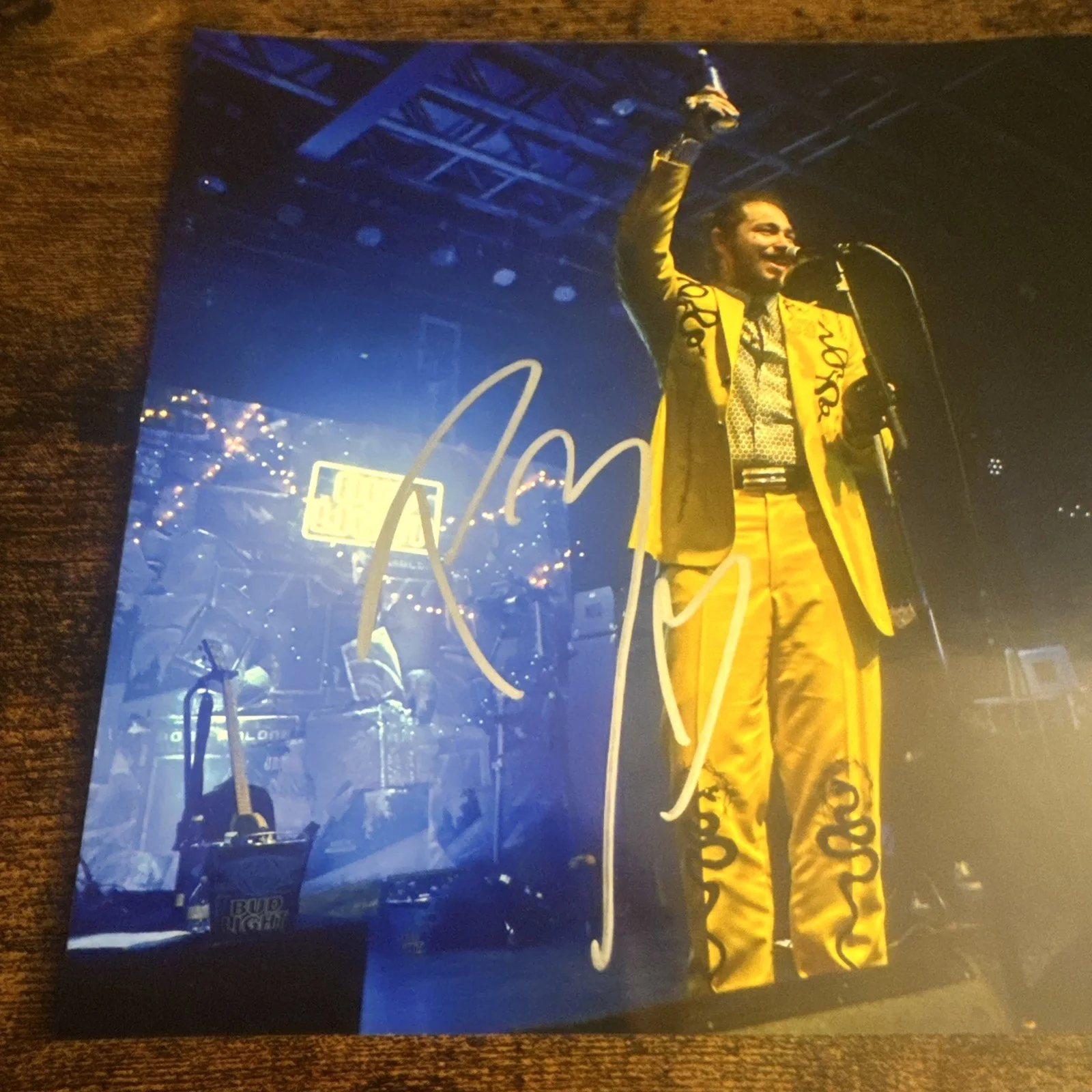 Post Malone Signed Auto 8x10 PHOTO Beckett BAS COA, изображение 3
