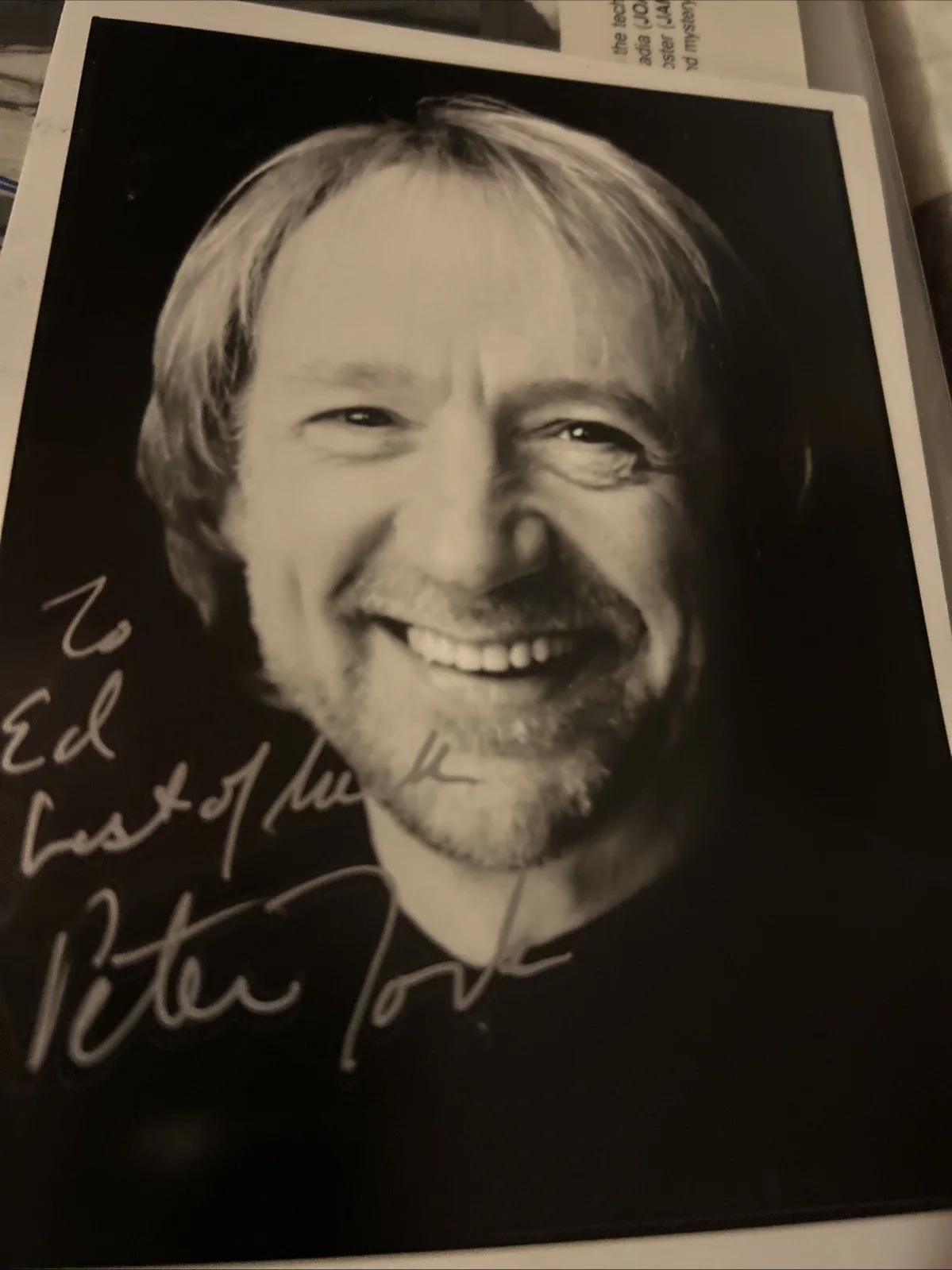 Peter Tork Autographed 3 X 5 Black-And-White Photo Authentic The Monkeys, изображение 5