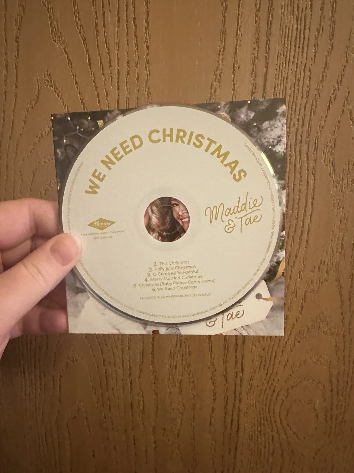 Maddie And Tae Signed Art Cards & Signed We Need Christmas CD (Bundle Of 3), image 5