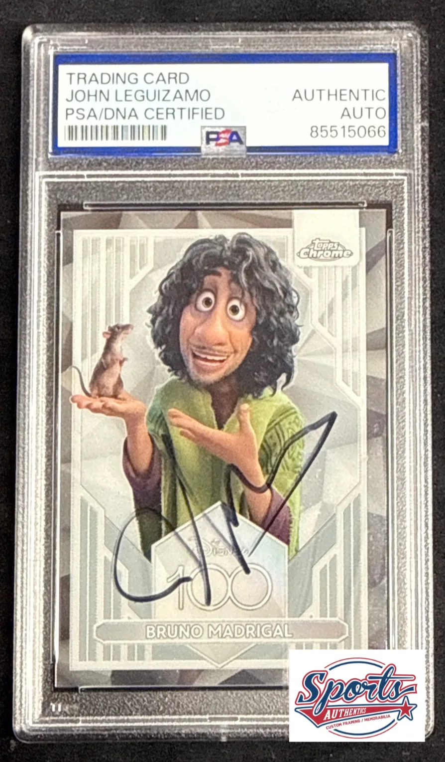 John Leguizamo — John Leguizamo Signed 2023 Topps Chrome Disney Encanto Card #50 PSA 85515066