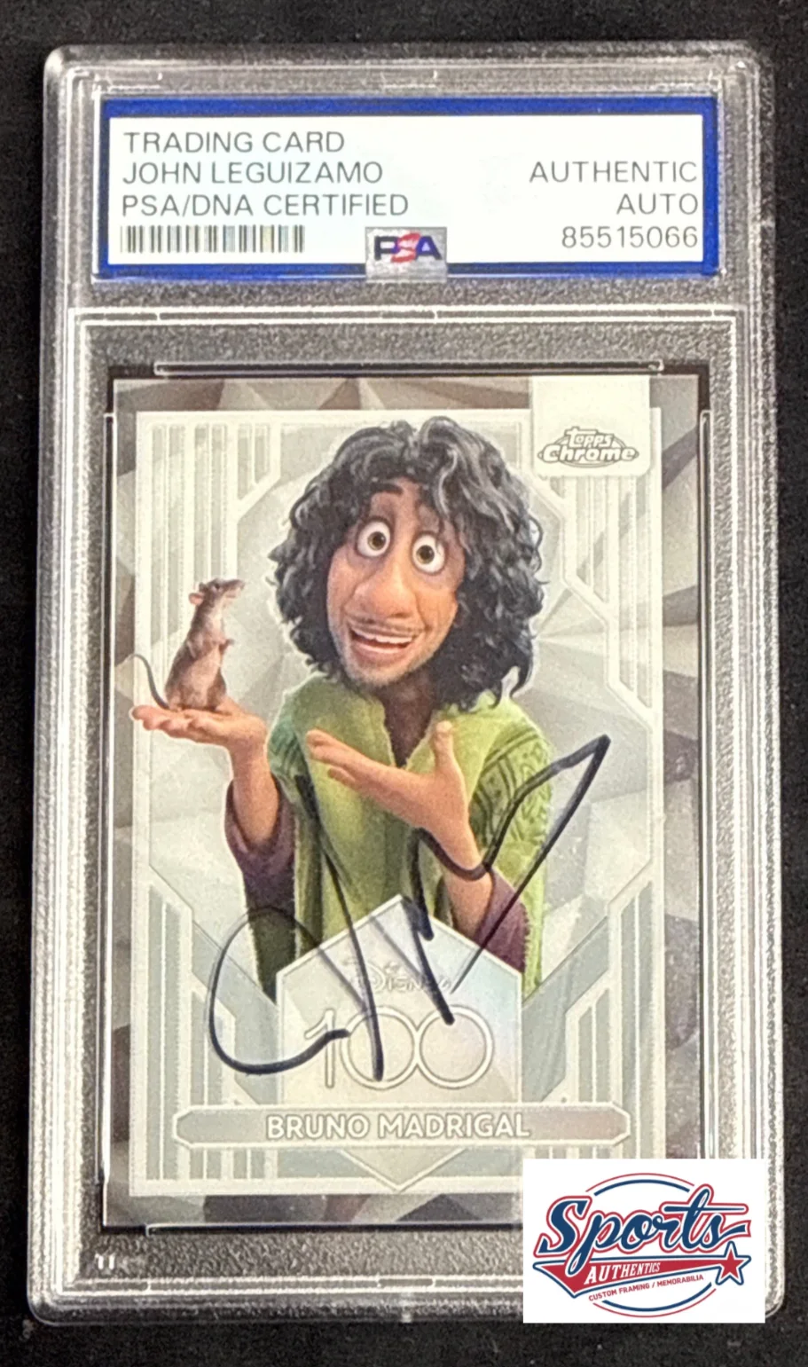John Leguizamo — John Leguizamo Signed 2023 Topps Chrome Disney Encanto Card #50 PSA 85515065
