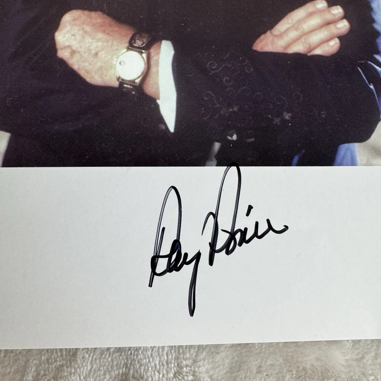 Ray Price Country Legend Autographed Photo 8 X 10 W/Original Concert Tickets, изображение 3