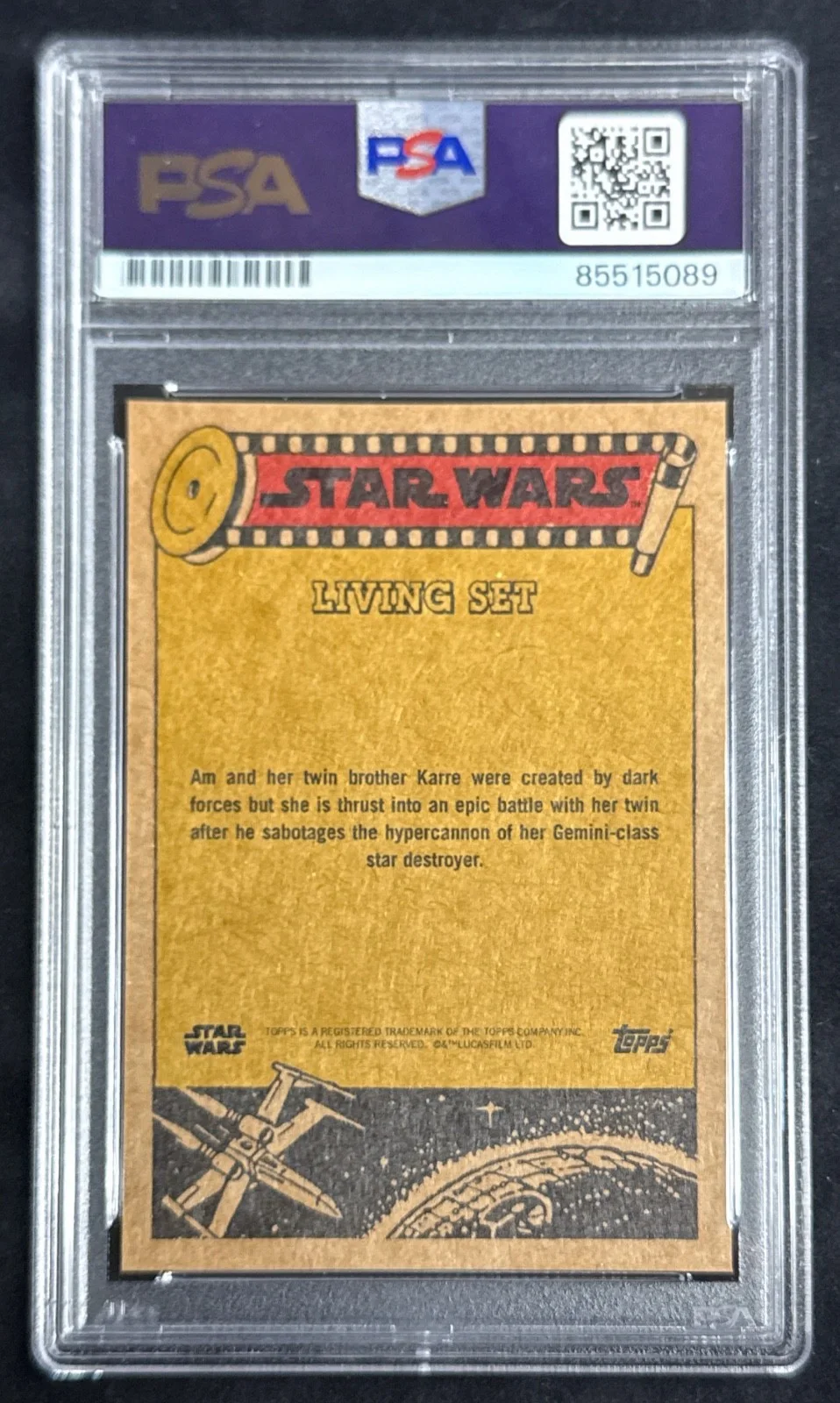 Alison Brie — Alison Brie Signed 2015 Star Wars Trading Card RARE!! PSA 85515089, изображение 3