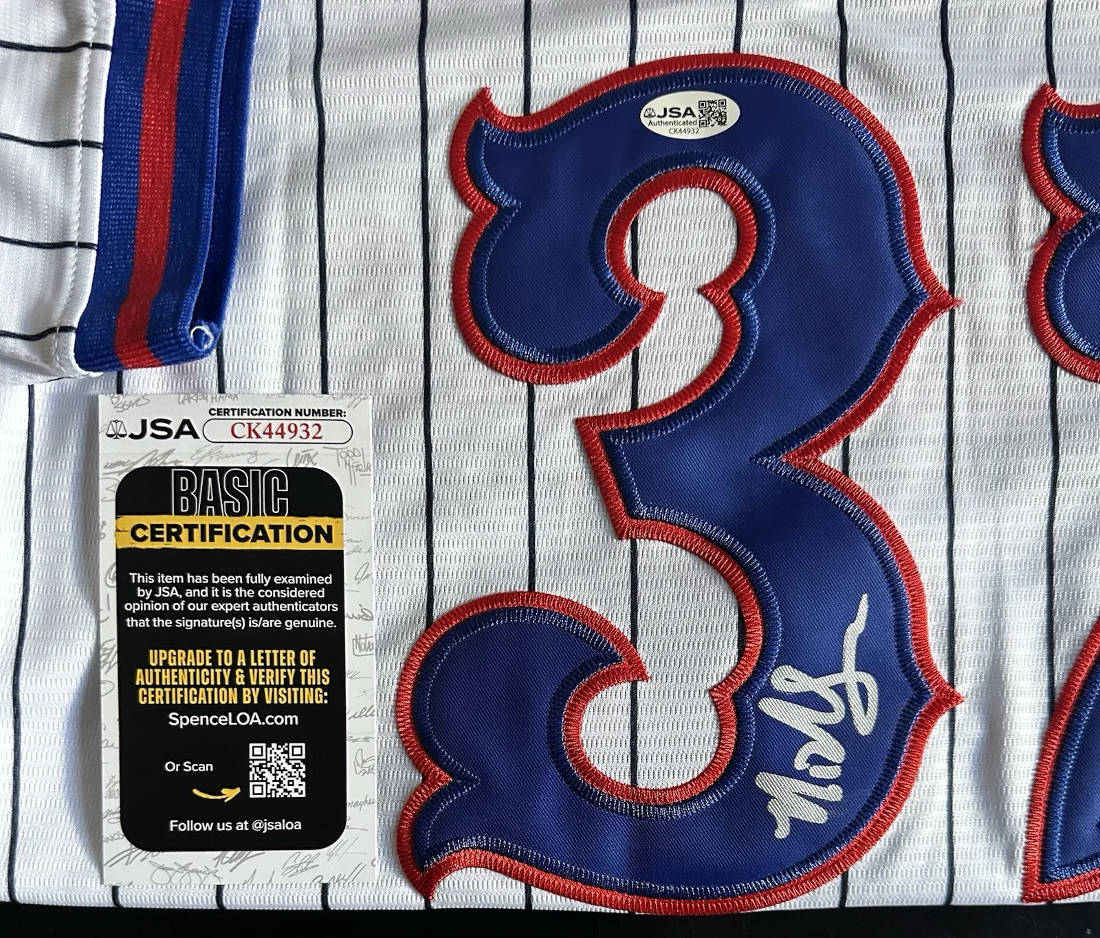 NICK SWARDSON SIGNED ‘THE BENCHWARMERS’ JERSEY (HOWIE) EXACT VIDEO PROOF JSA COA, изображение 5