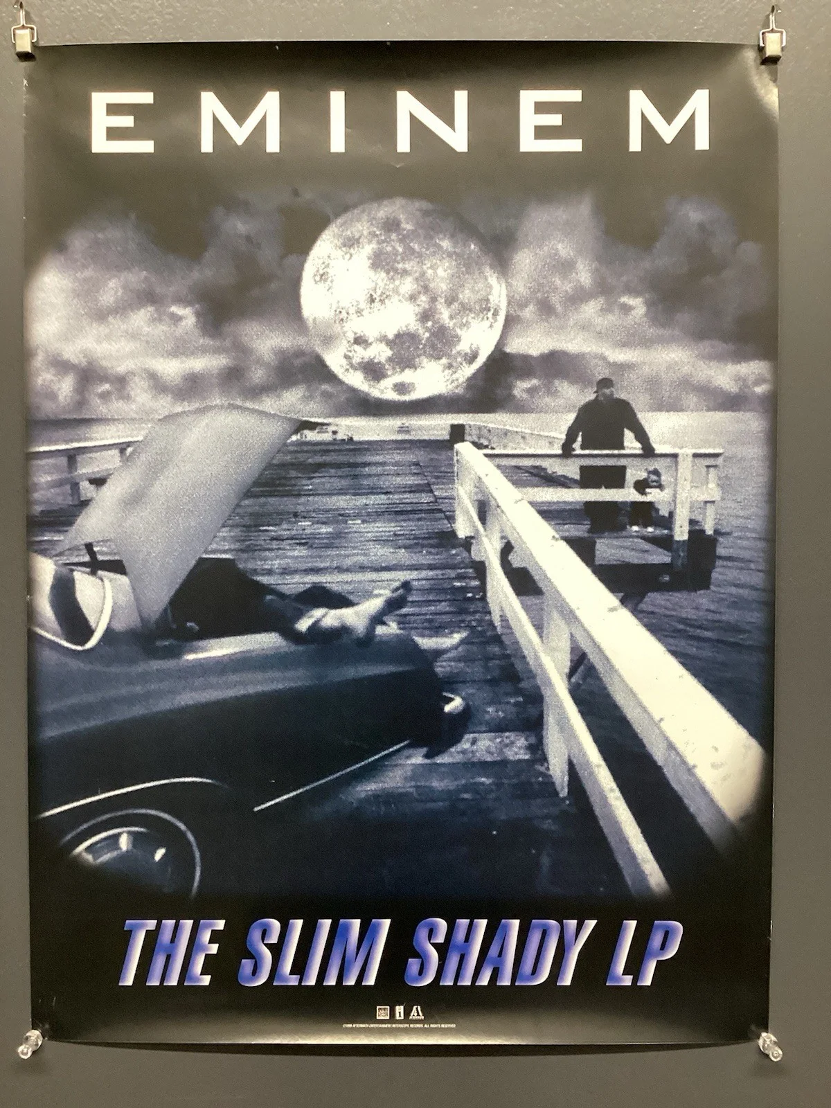 Eminem The Slim Shady LP Original Vintage Poster 1999 RARE, изображение 2