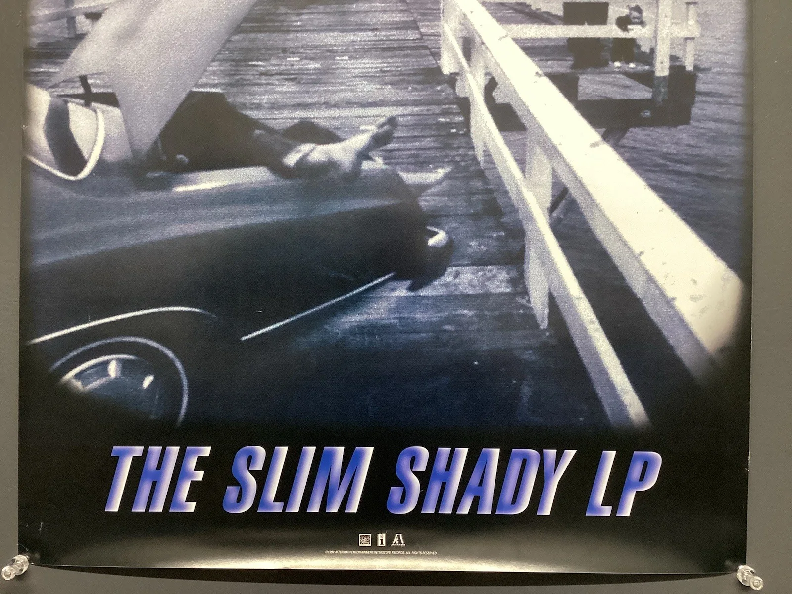 Eminem The Slim Shady LP Original Vintage Poster 1999 RARE, изображение 4