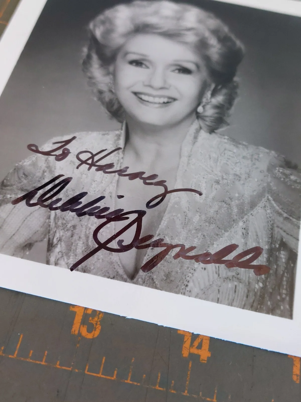 Debbie Reynolds — Autographed Photo Debbie Reynolds Personalized, image 2