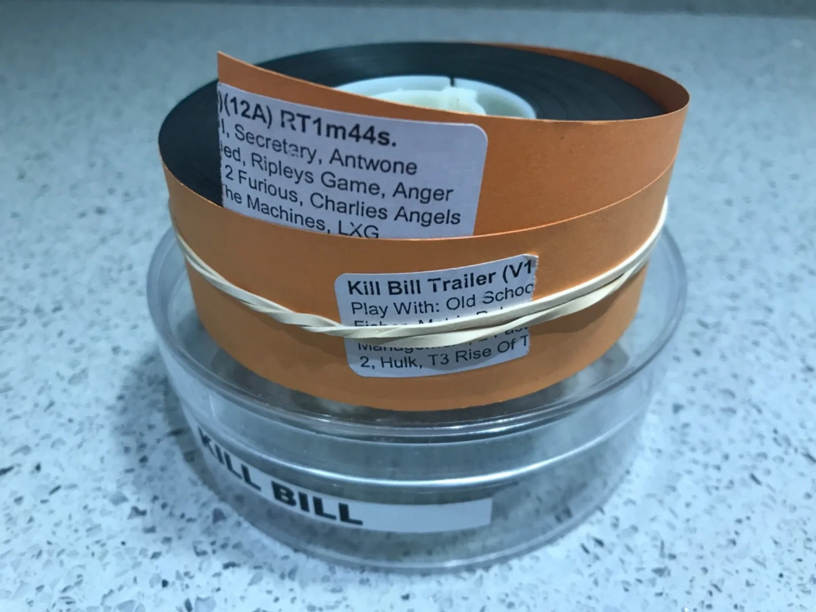 35mm Movie Trailer Film Cell Cinema Reel KILL BILL Vol. 1 (v1)(2003) Uma Thurman, изображение 3