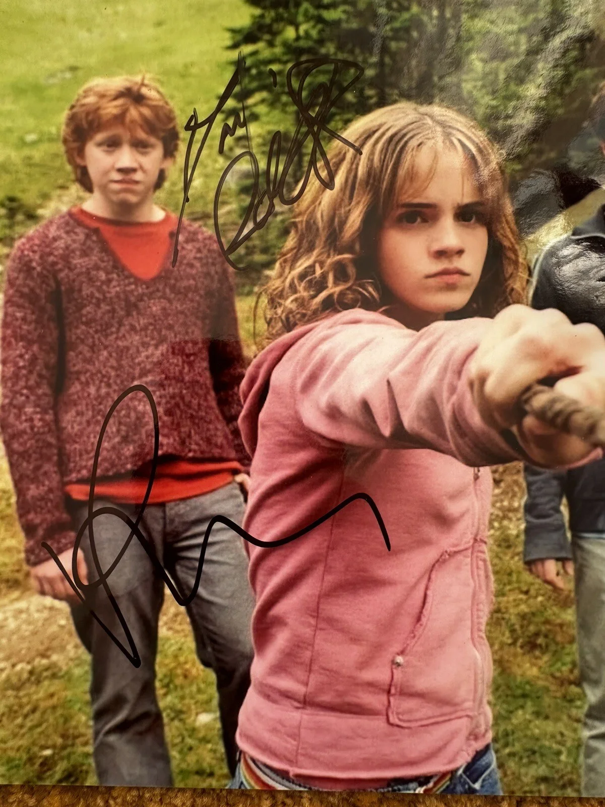 Daniel Radcliffe, Rupert Grint — Daniel Radcliffe & Rupert Grint Signed Harry Potter 8x10 photo In Person. Proof, image 2
