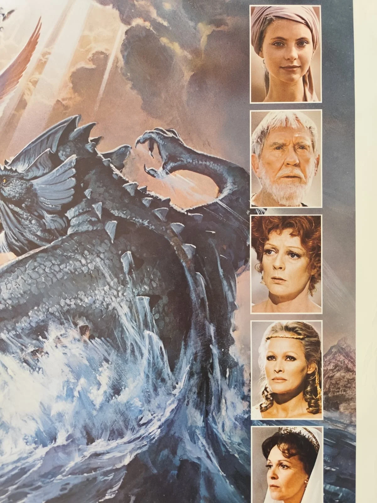 🎯 Clash of the Titans (1981) Blue‑Style Adv – Unfolded – Light Border Creasing, изображение 4
