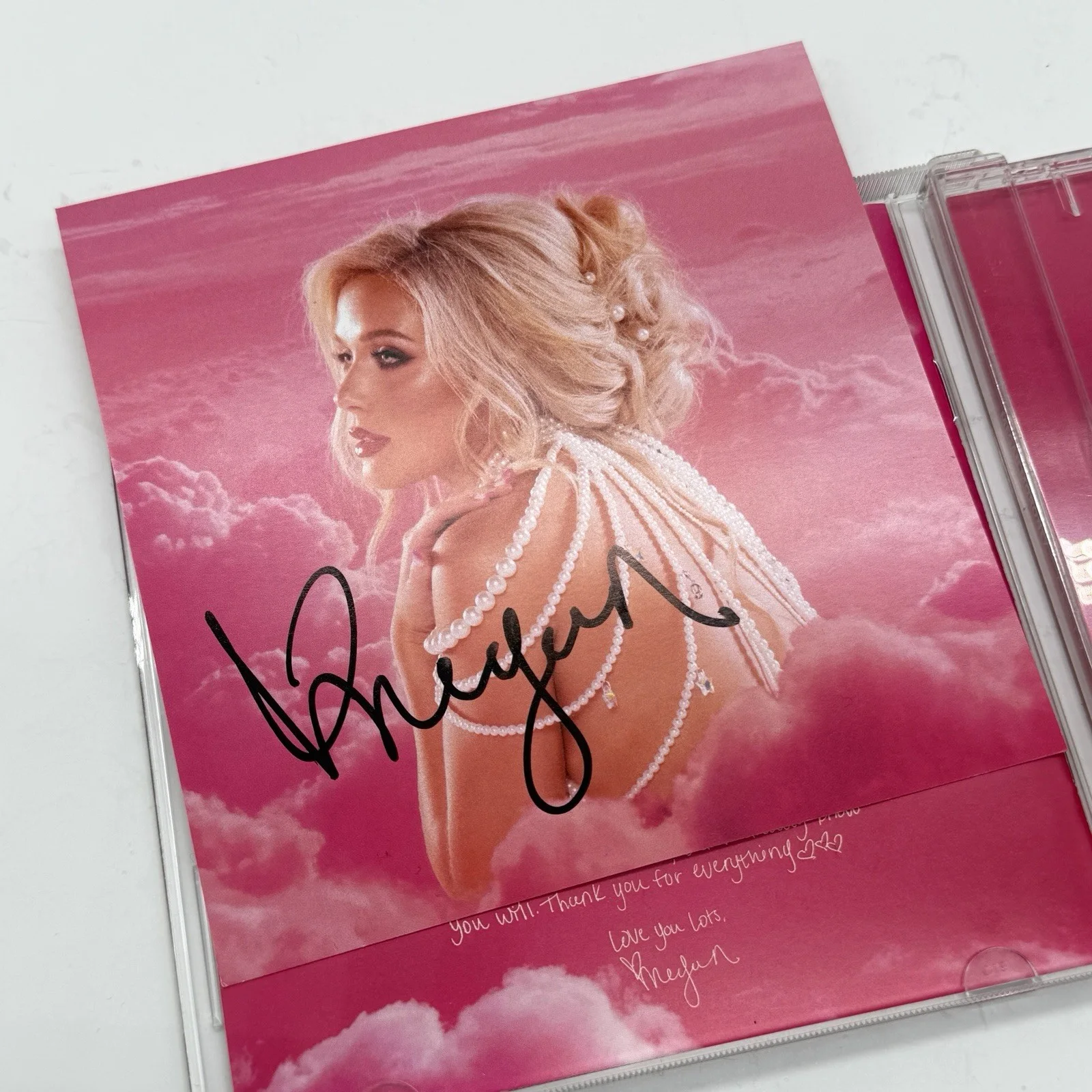 Megan Moroney Signed Cloud 9 Insert & CD. Country Music Autograph, image 2