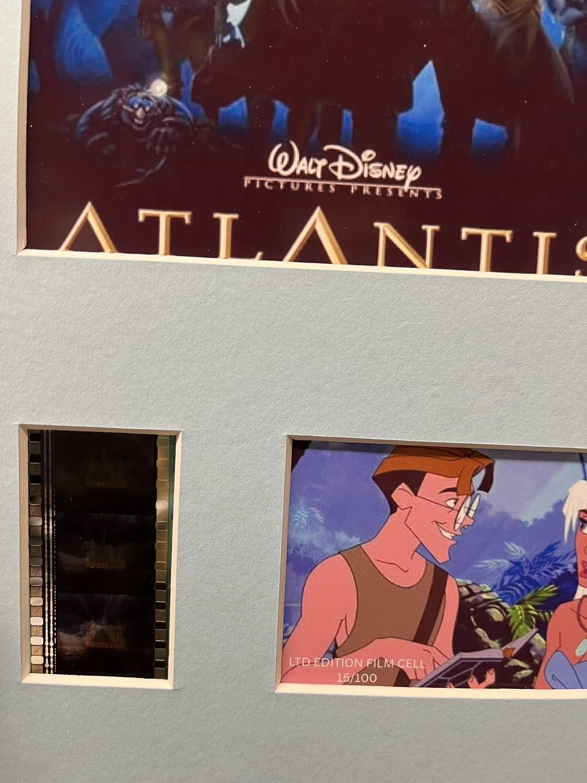 ATLANTIS The Lost Empire. 35mm Film Cell Mounted Display, image 3