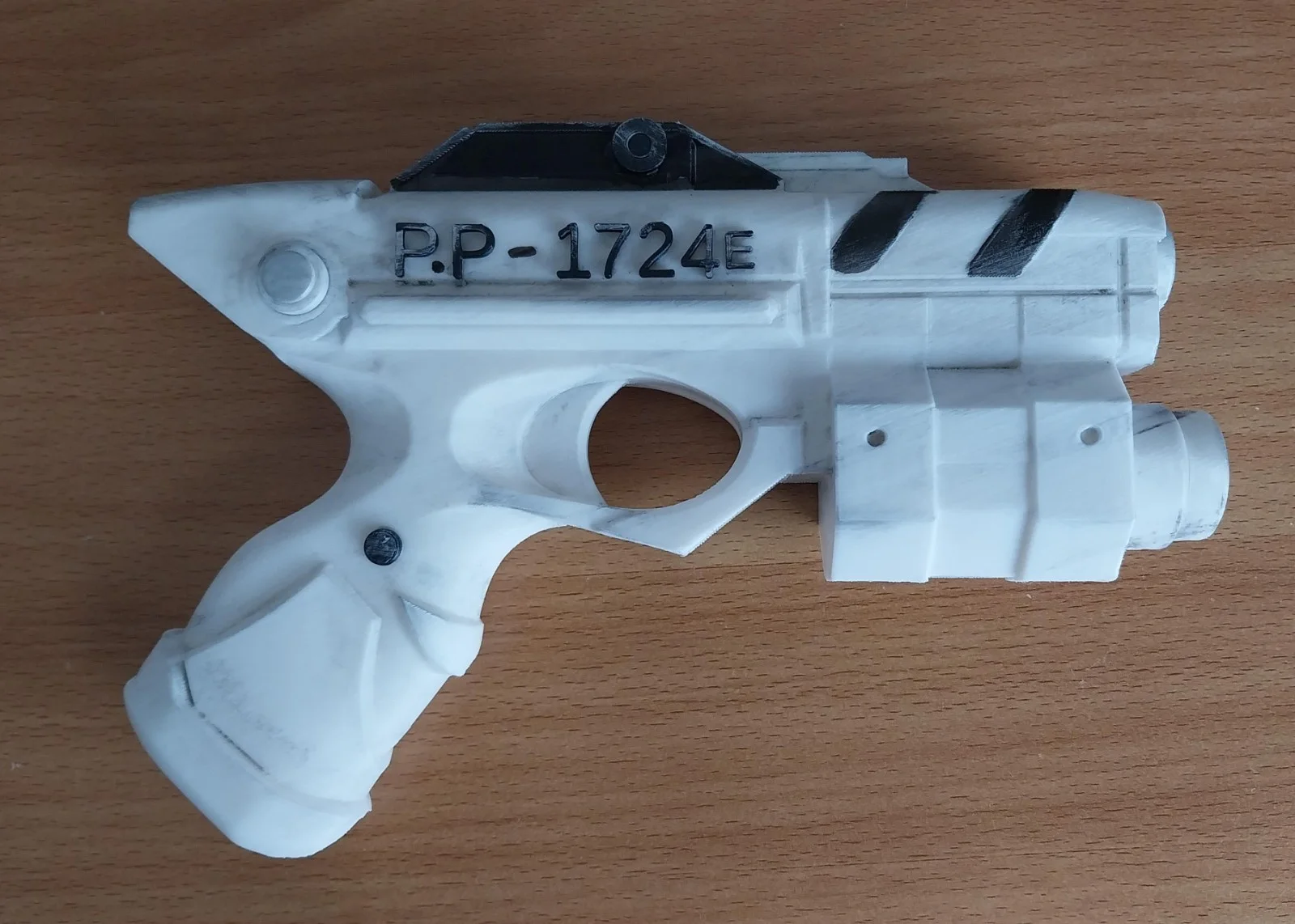 River Song's 3d Printed Alpha Meson Blaster Fully Assembled Weathered, Painted., image 2