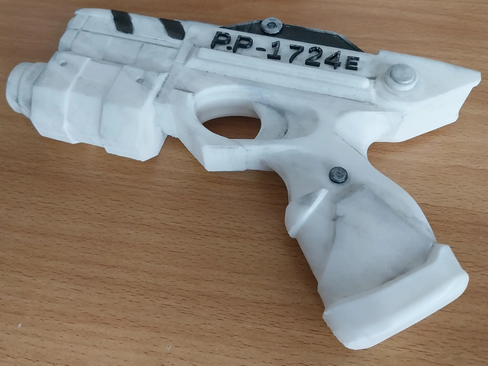 River Song's 3d Printed Alpha Meson Blaster Fully Assembled Weathered, Painted., image 5