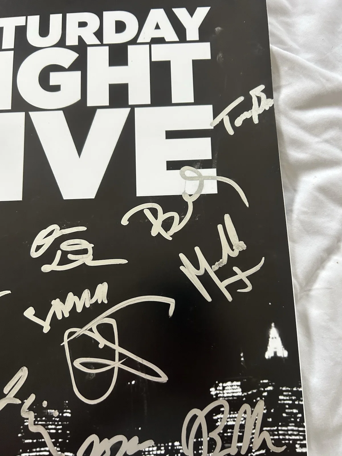 SEASON 51 CAST — Saturday Night Live SNL Season 51 Cast Signed 12x18 Poster Keenan JSA COA, изображение 4