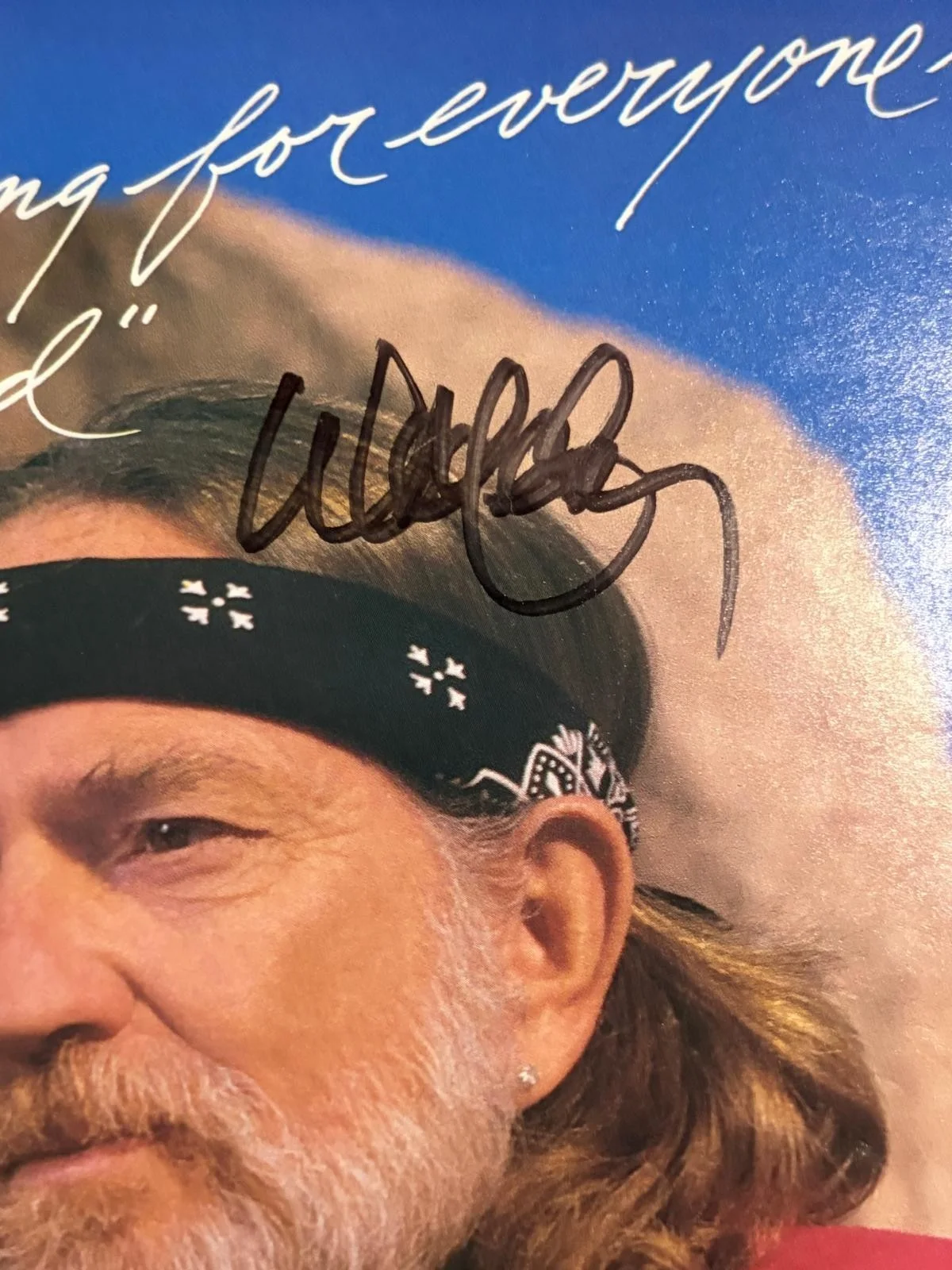 Willie Nelson — WILLIE NELSON SIGNED AUTOGRAPH 11X14 MAGAZINE PHOTO THE PROMISELAND VINTAGE PSA, изображение 2