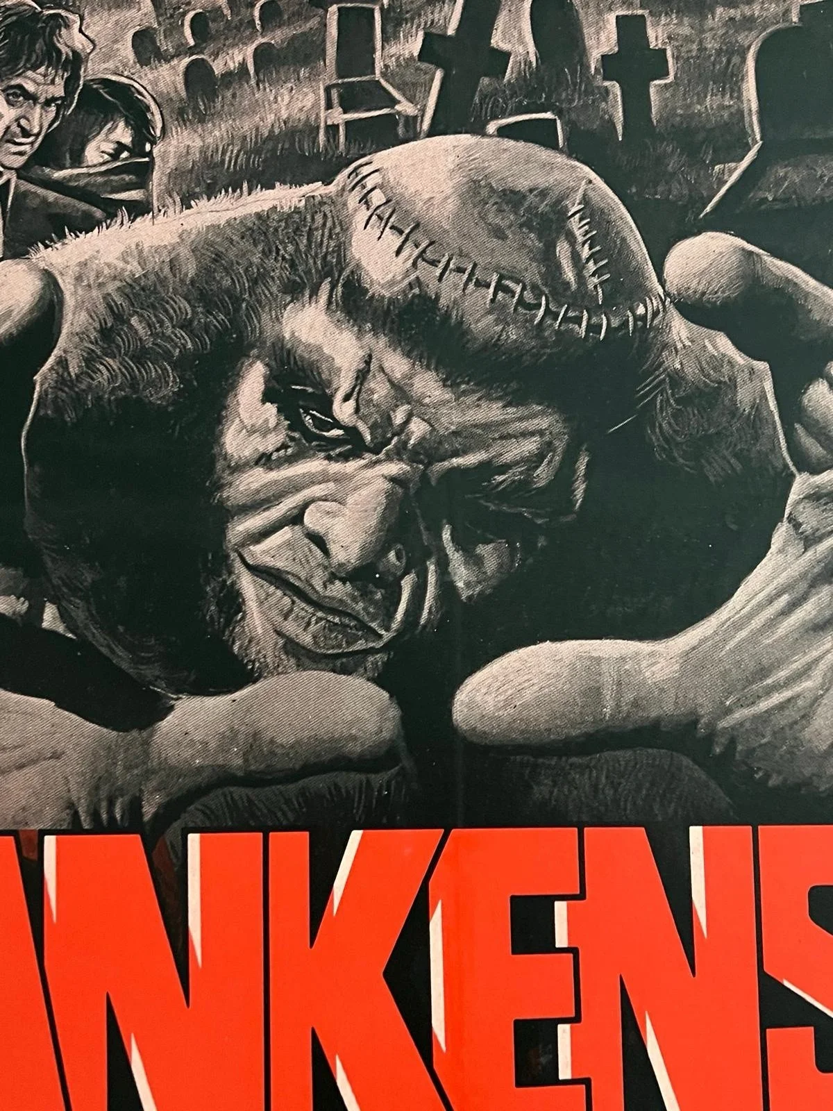 Frankenstein And The Monster From Hell British Quad LINEN BACKED 1974 w/CERT, image 5